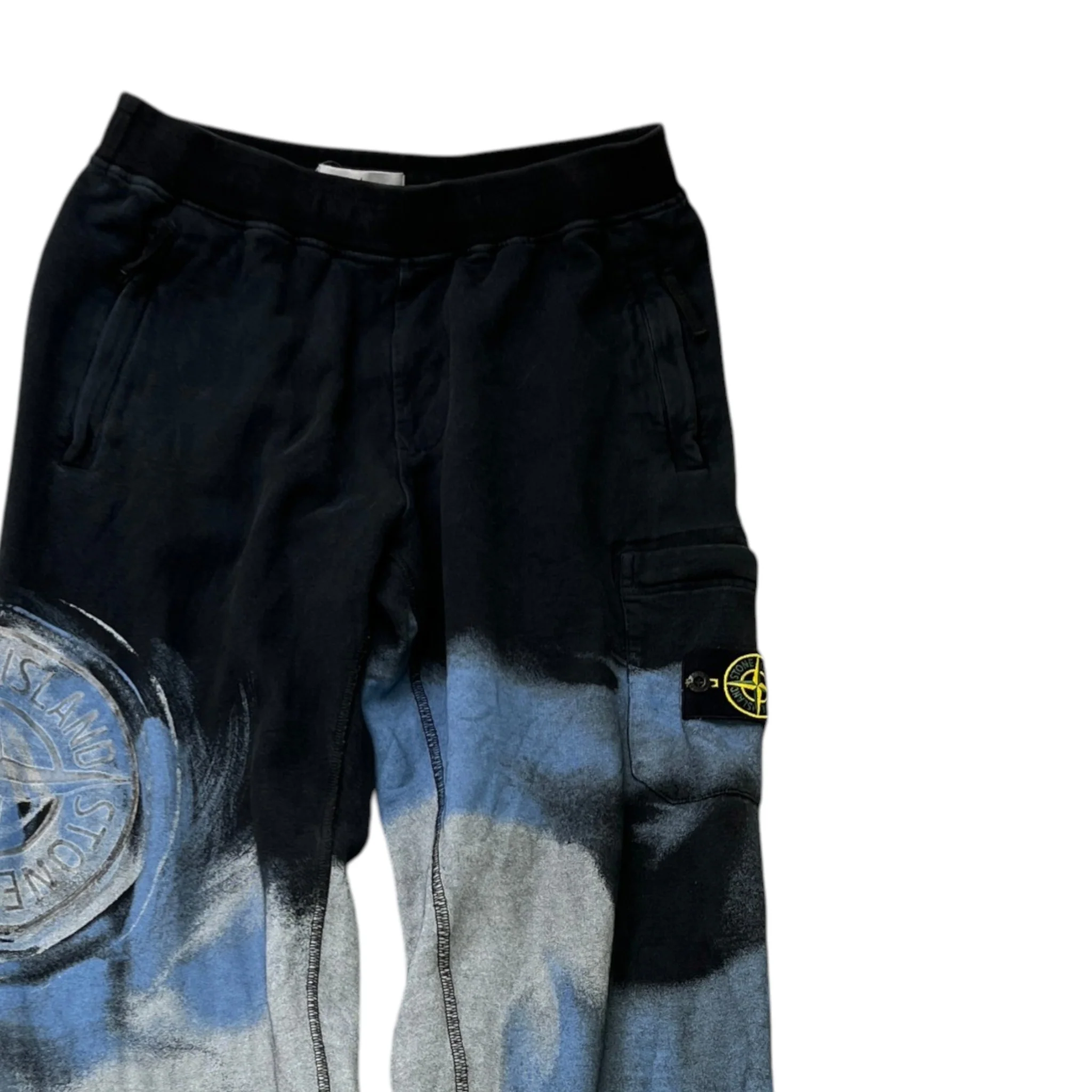 Men's Applique Logo Joggers Black Size M - Image 3