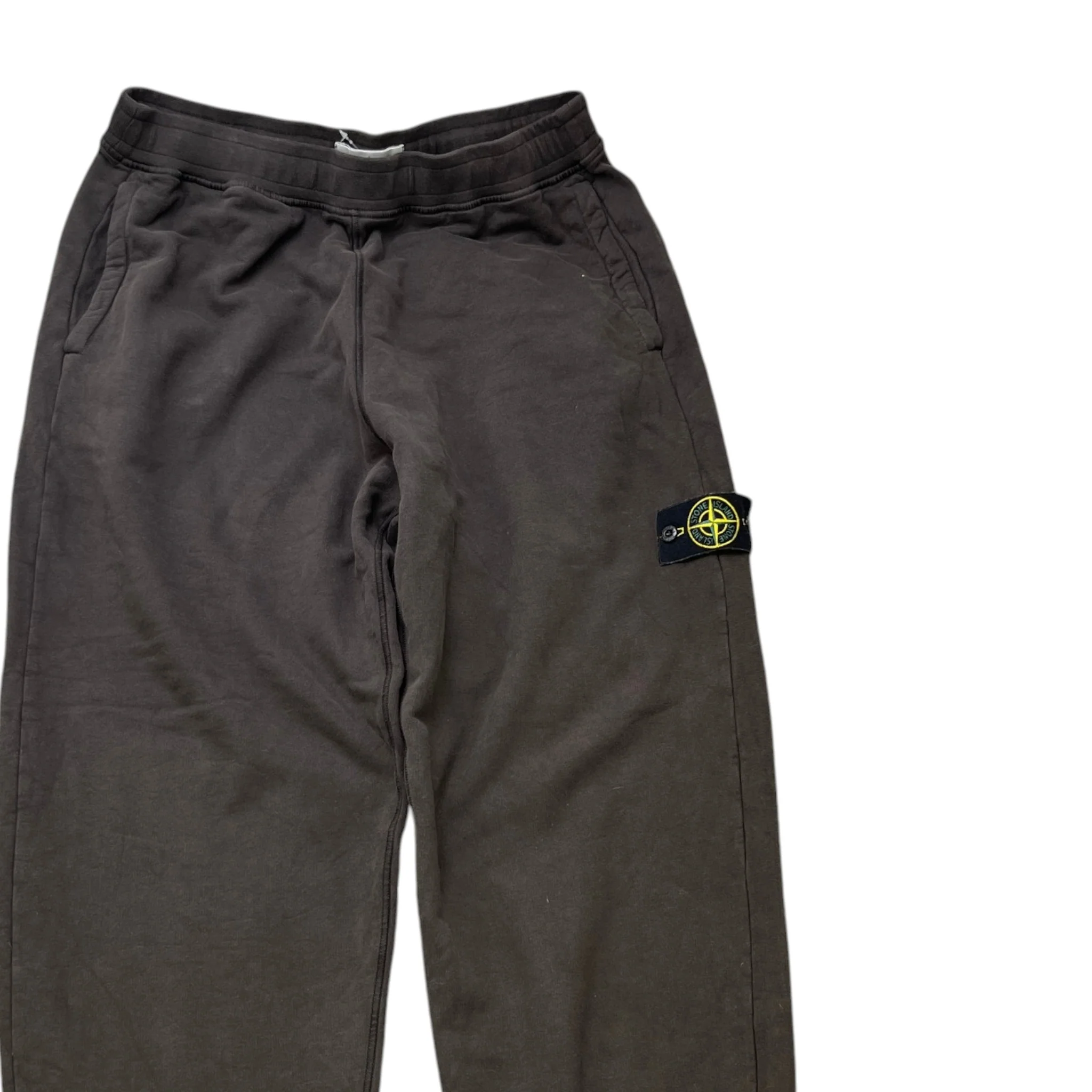Men's Applique Logo Joggers Charcoal Size L - Image 3