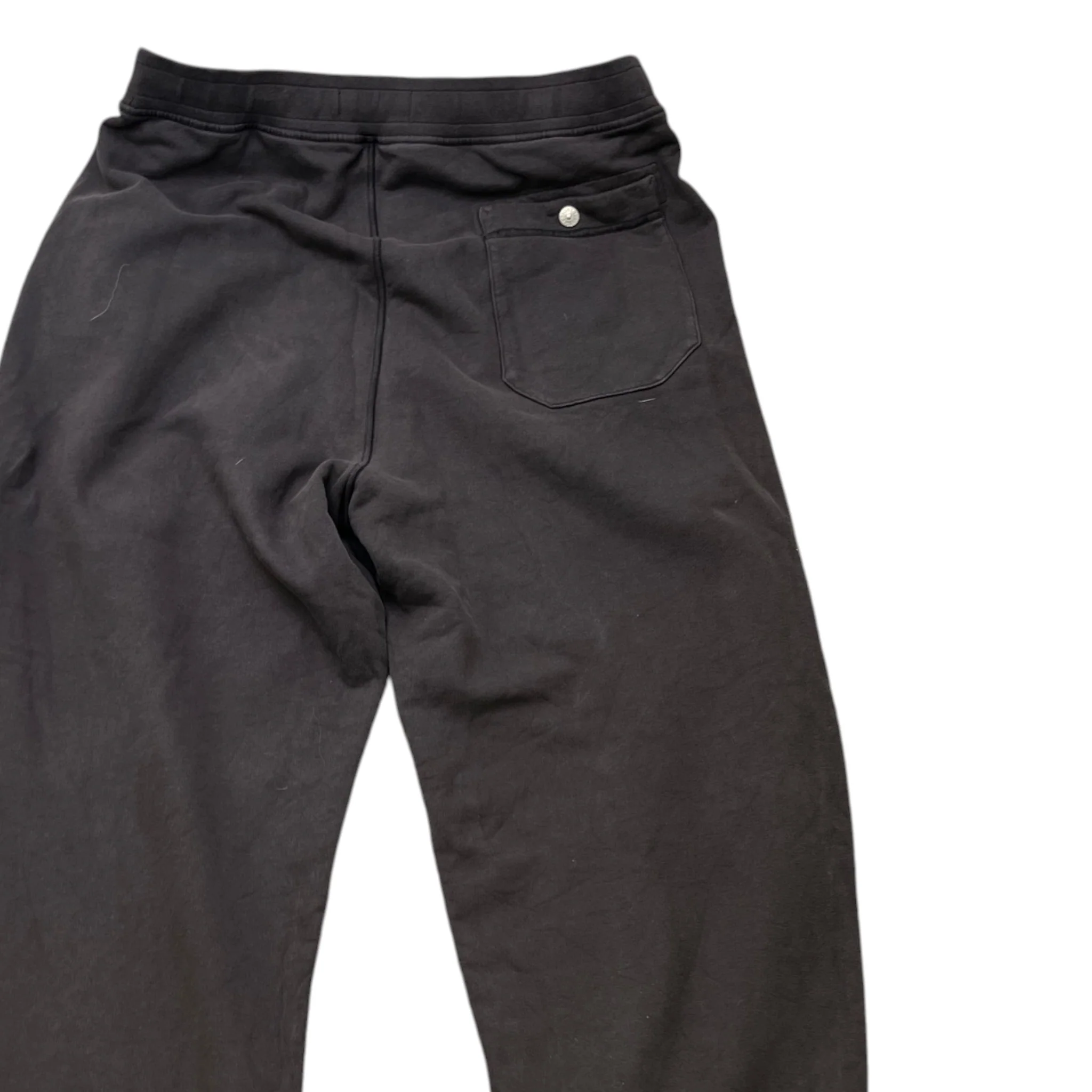 Men's Applique Logo Joggers Charcoal Size L - Image 4