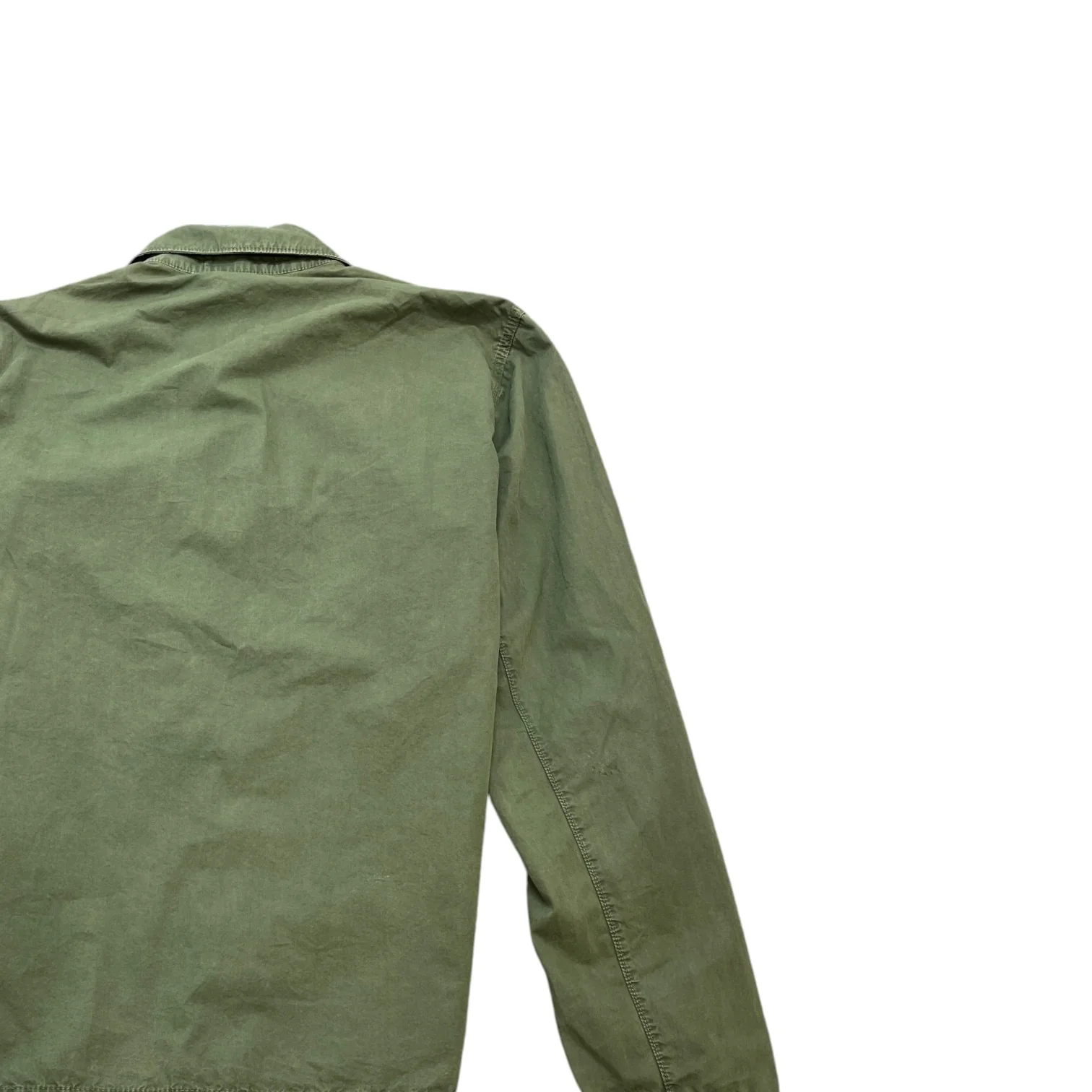 Men's Applique Logo OverShirt Khaki Size M - Image 4