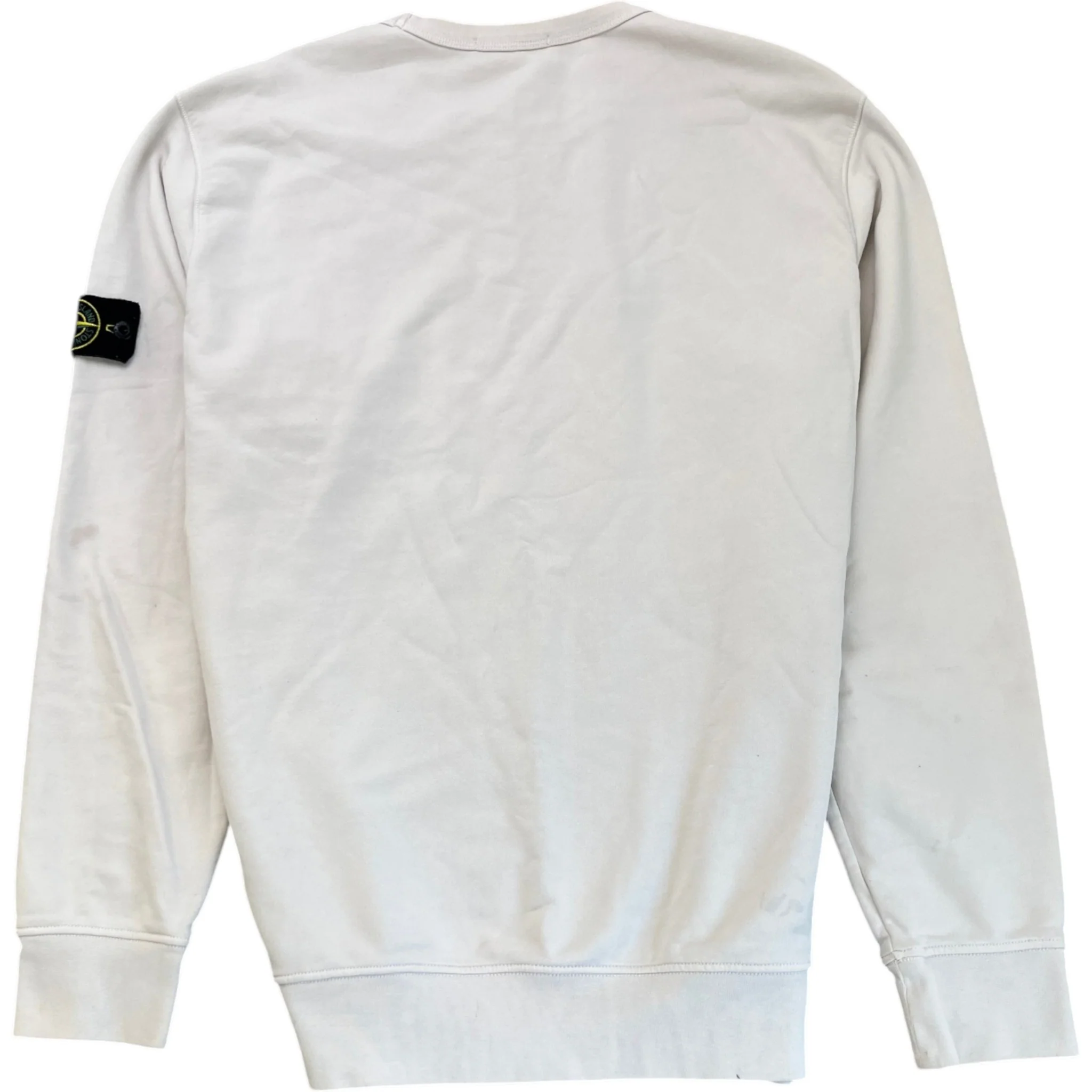 Men's Applique Logo Sweatshirt Beige Size XXXL - Image 2