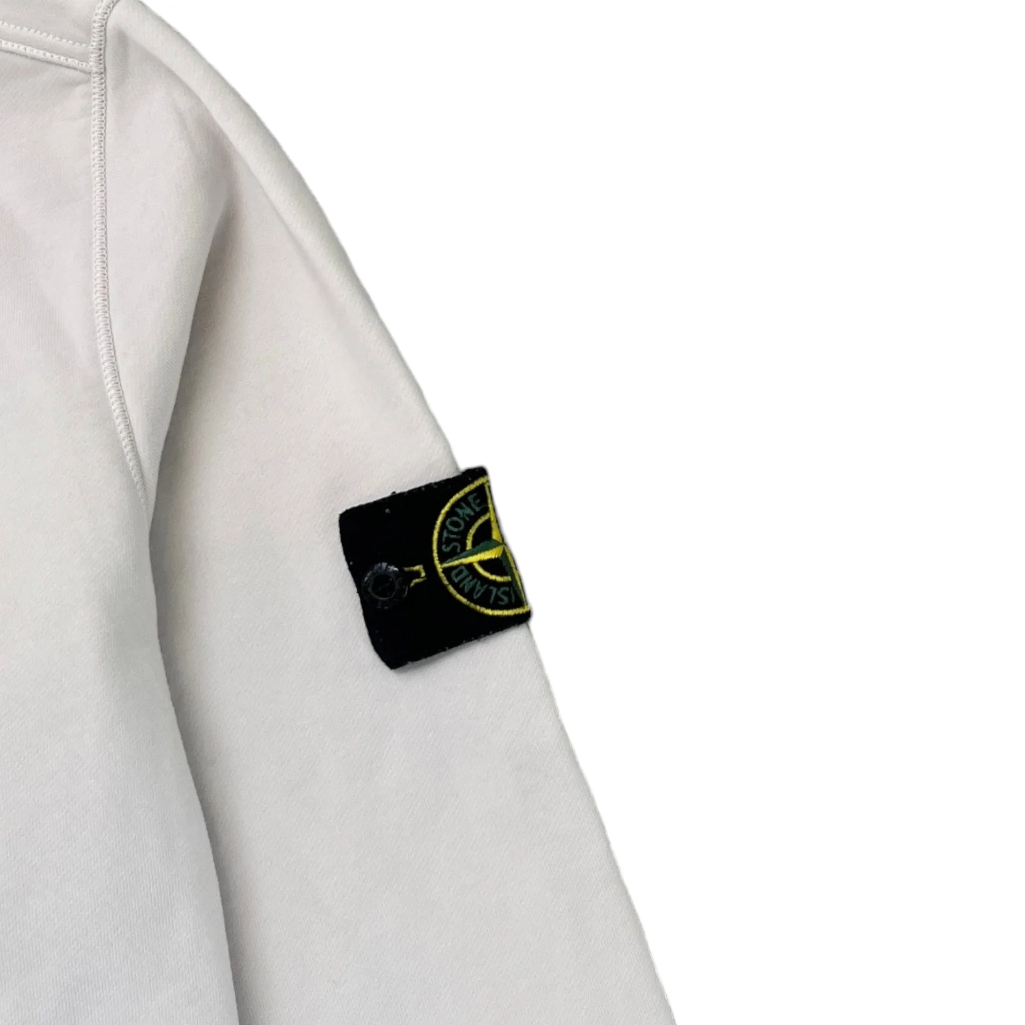 Men's Applique Logo Sweatshirt Beige Size XXXL - Image 5