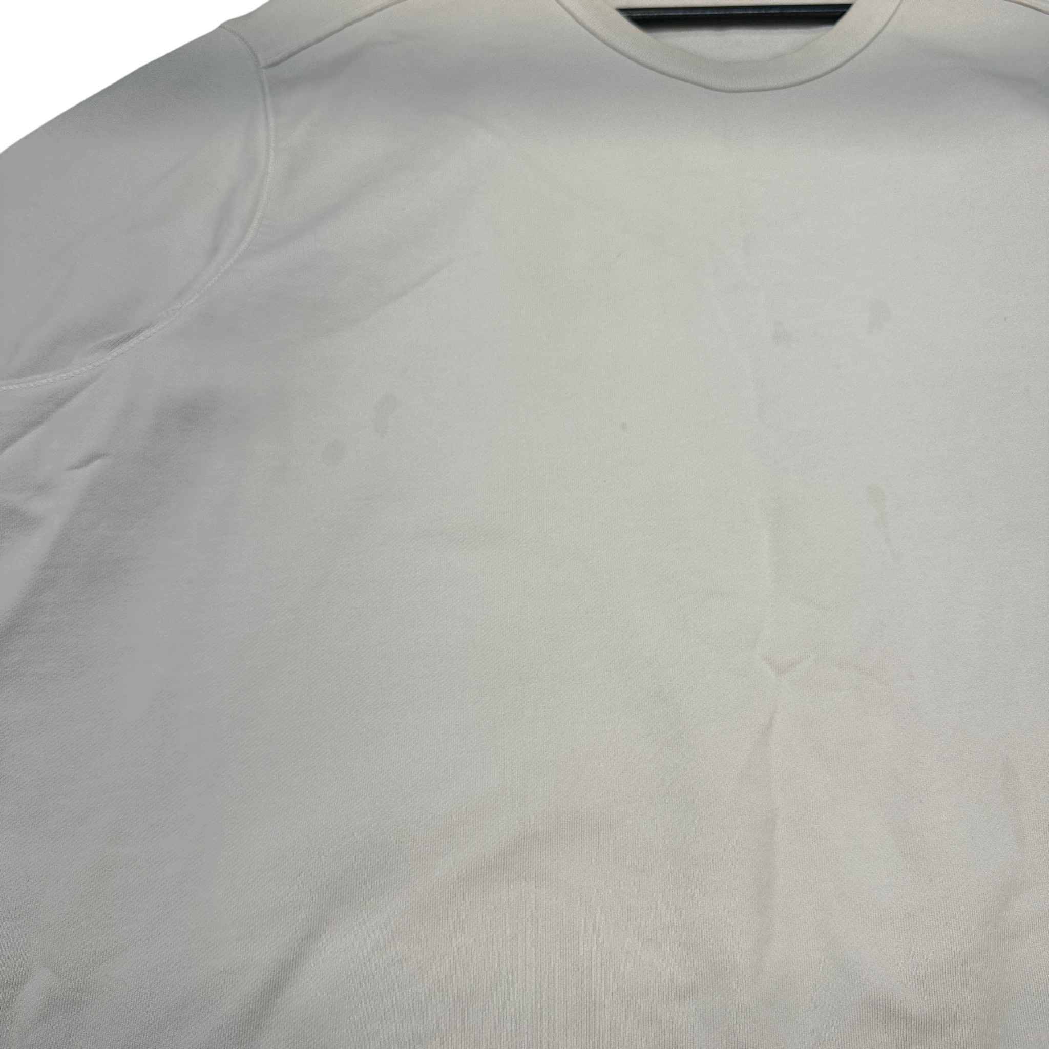 Men's Applique Logo Sweatshirt Beige Size XXXL - Image 9