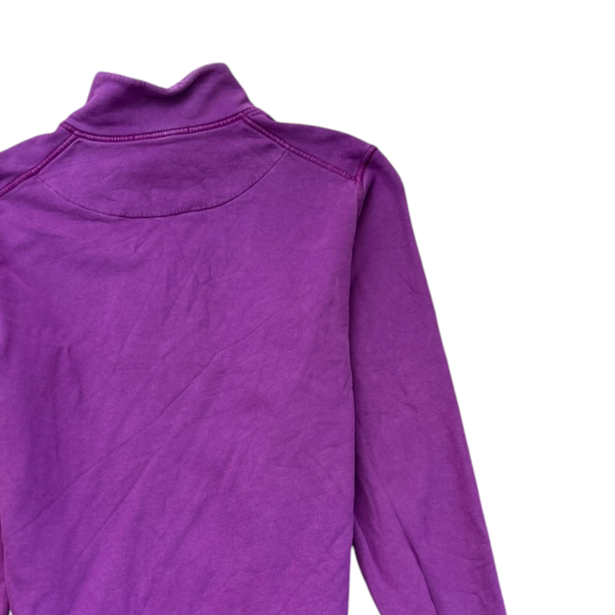 Men's Applique Logo Zip Jumper Purple Size M - Image 4