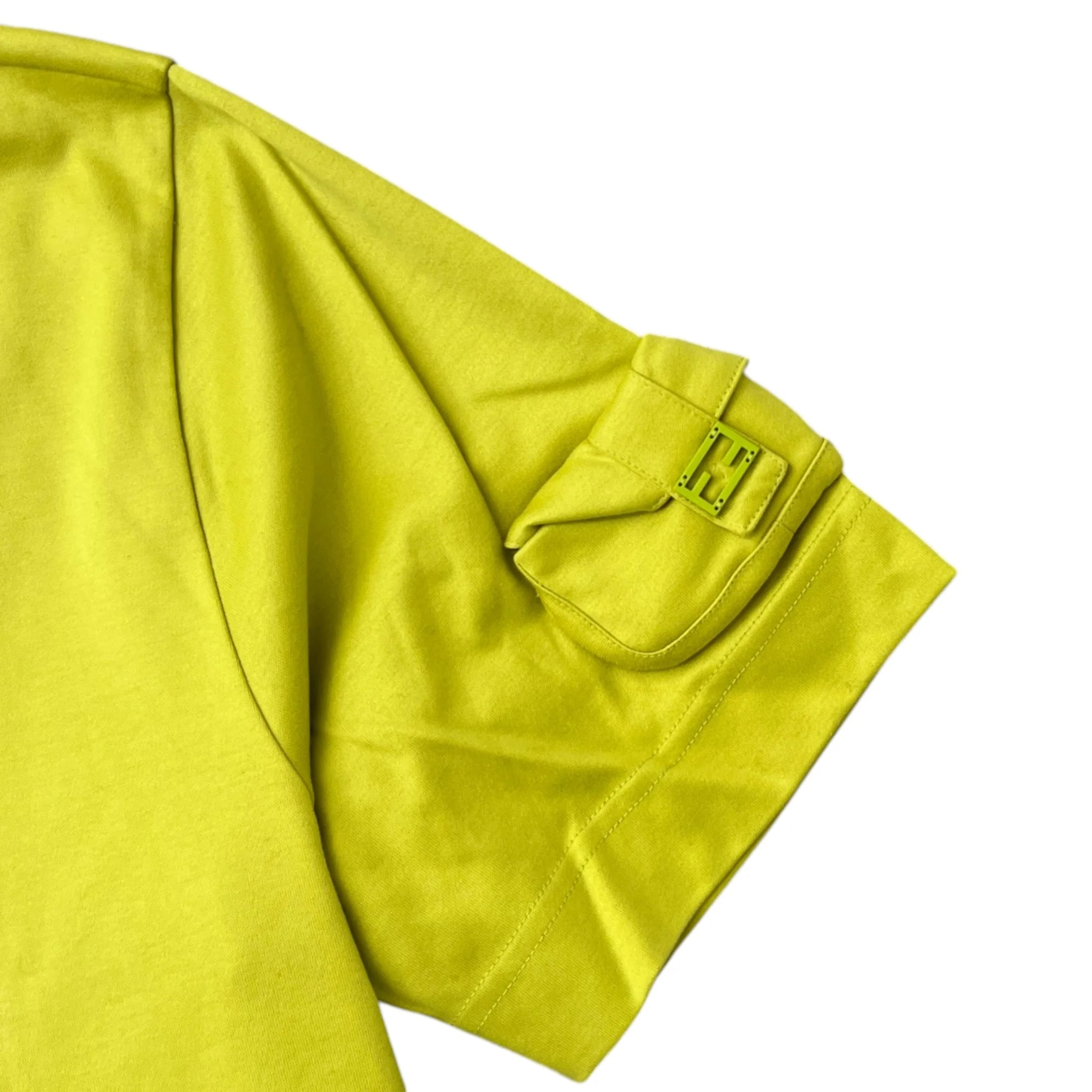 Men's Arm Pocket Logo T-Shirt Green Size M - Image 5