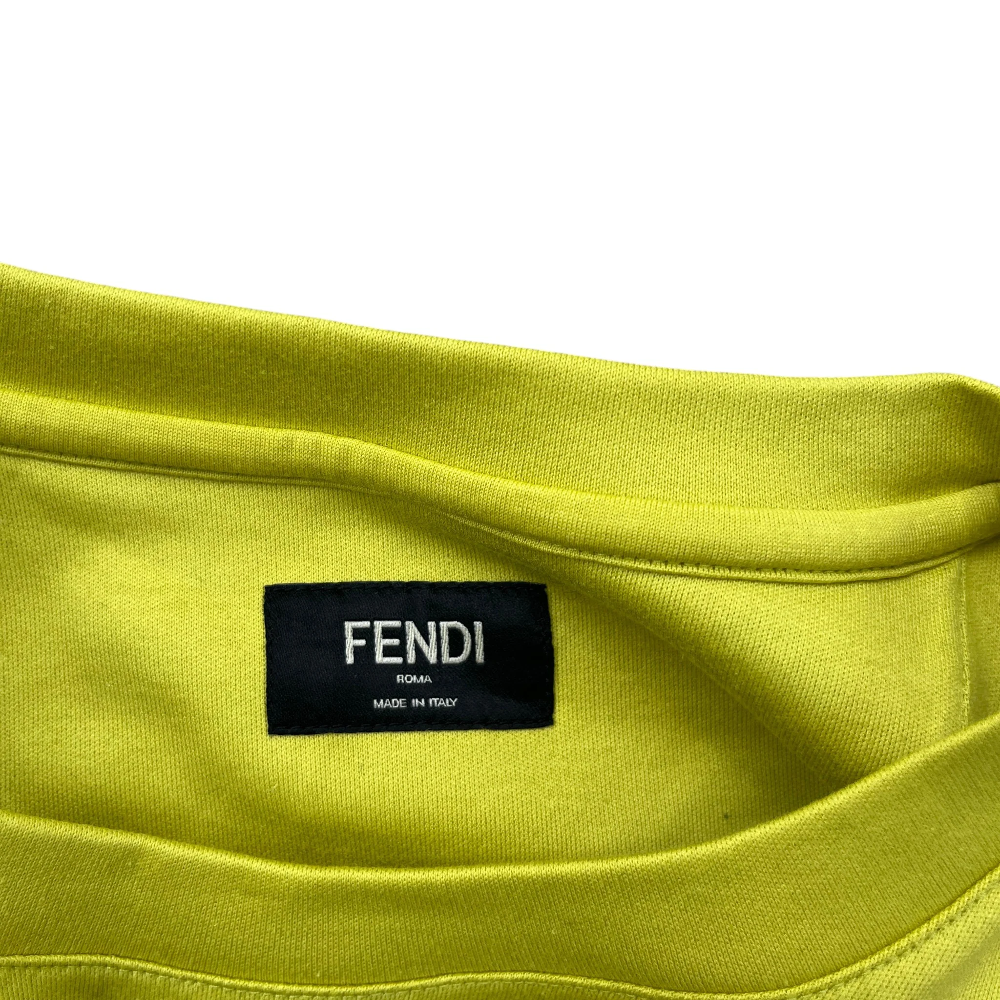 Men's Arm Pocket Logo T-Shirt Green Size M - Image 7