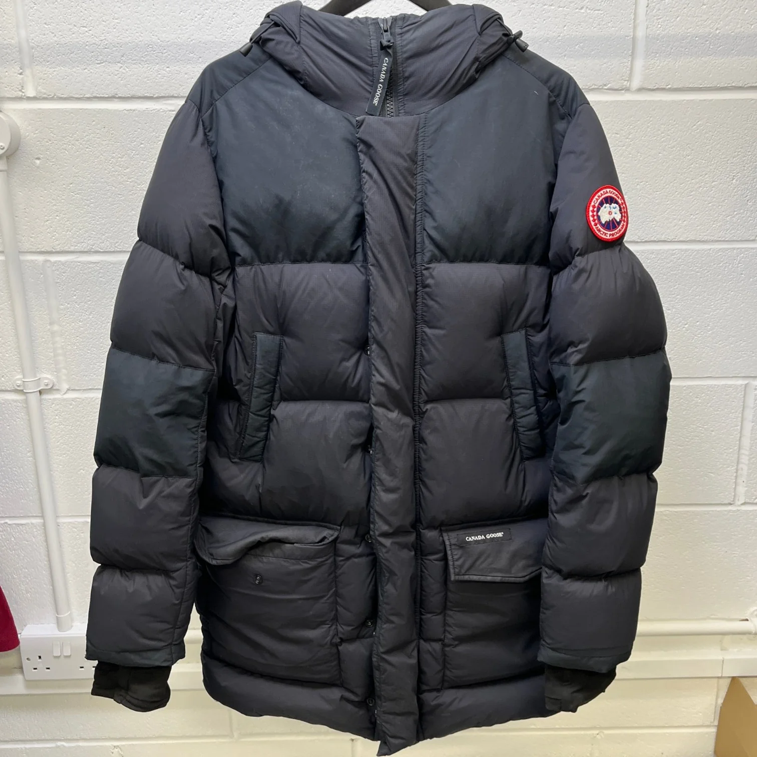 Men's Armstrong Down Jacket Black Size L - Image 11