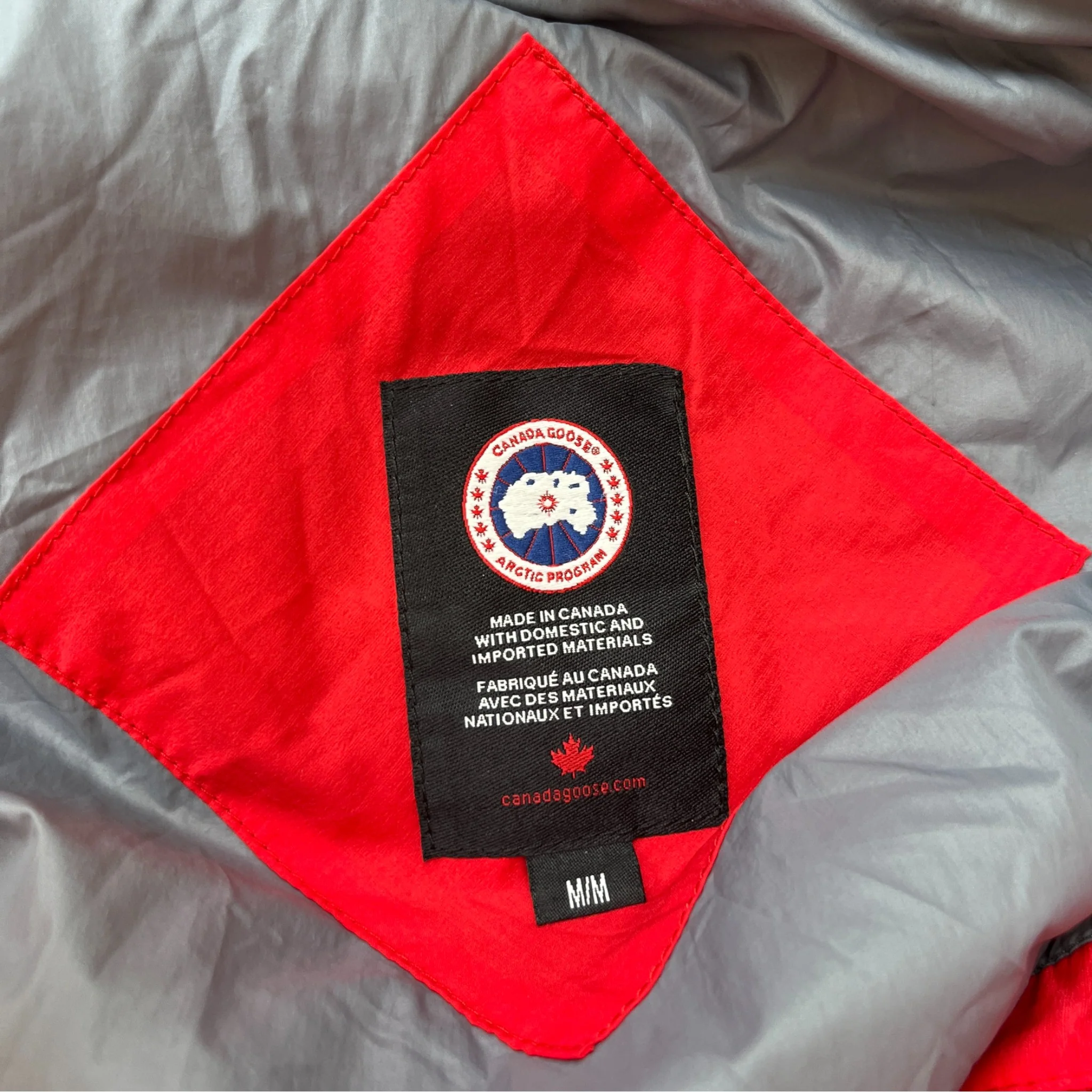Men's Armstrong Down Jacket Red Size M - Image 7