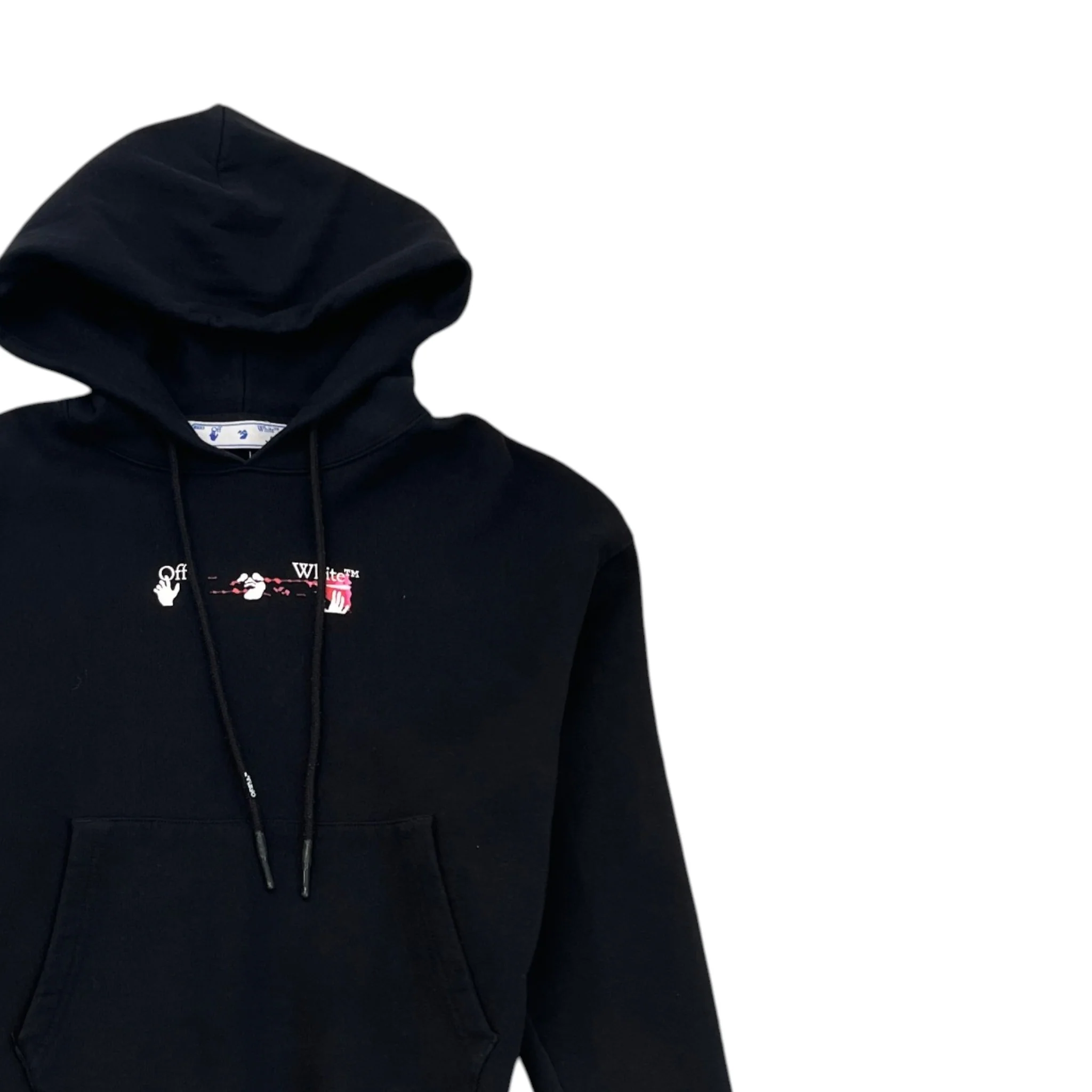 Men's Arrow Logo Hoodie Black Size S - Image 3