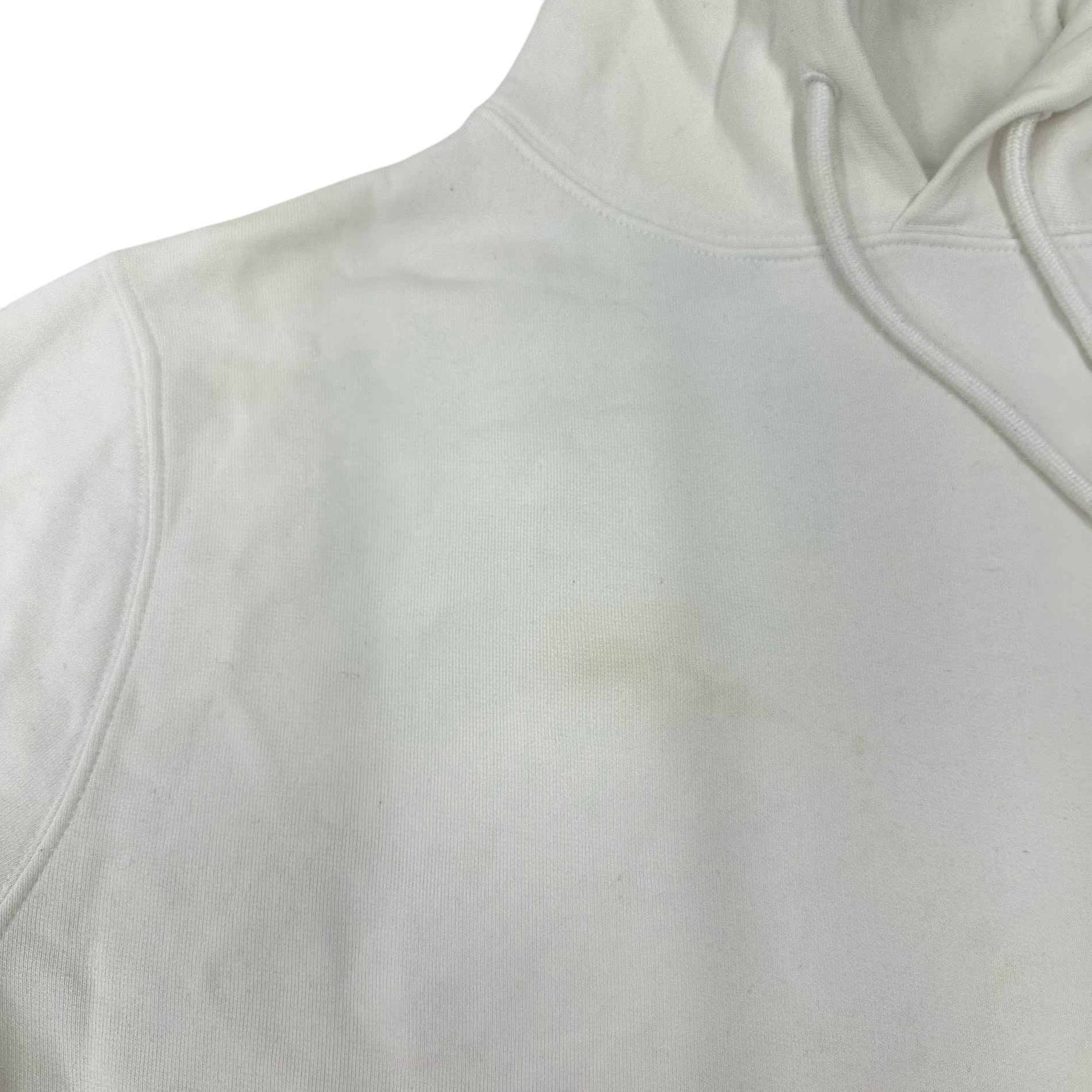 Men's Arrow Logo Hoodie White Size S - Image 9