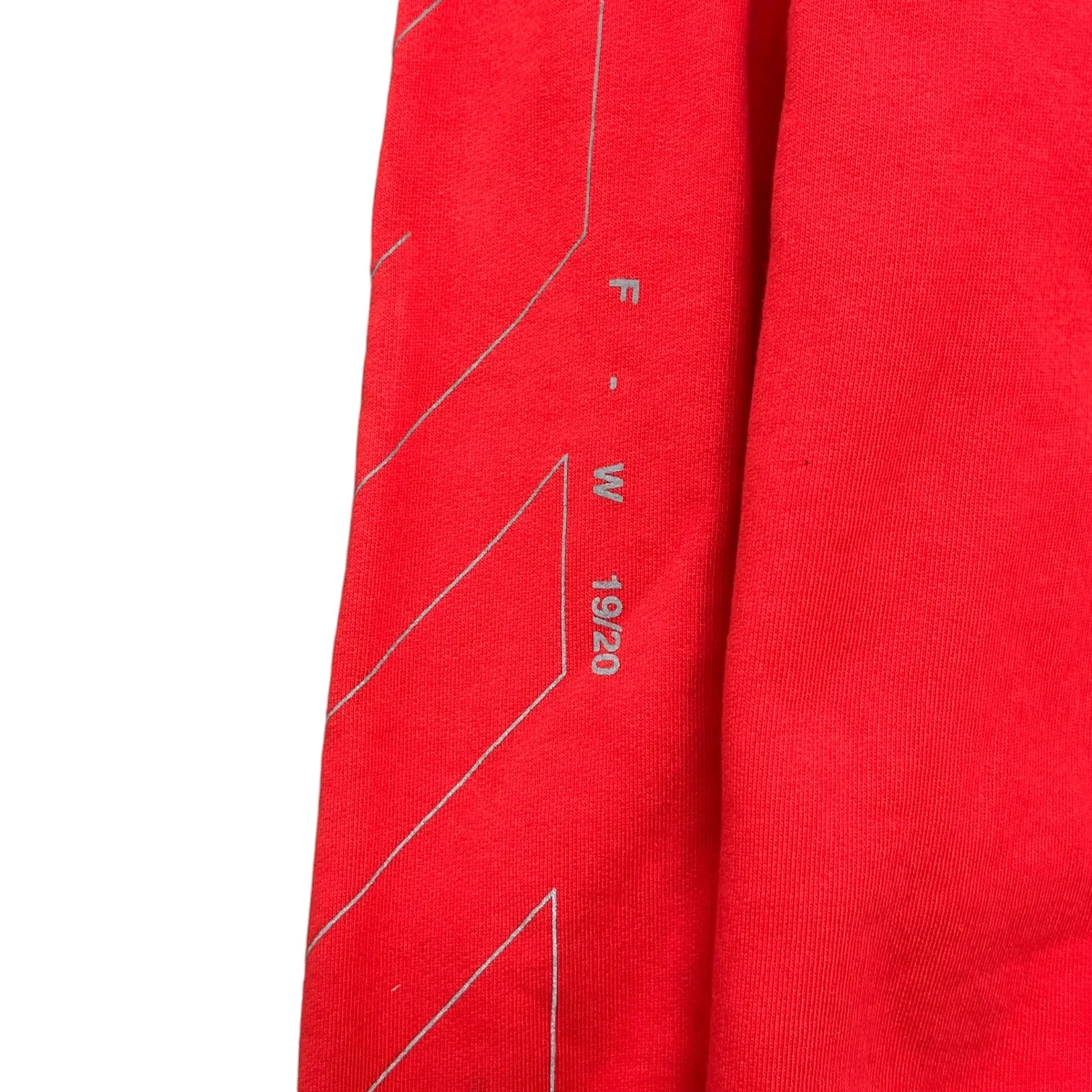 Men's Arrow Logo Sweatshirt Red Size S - Image 8