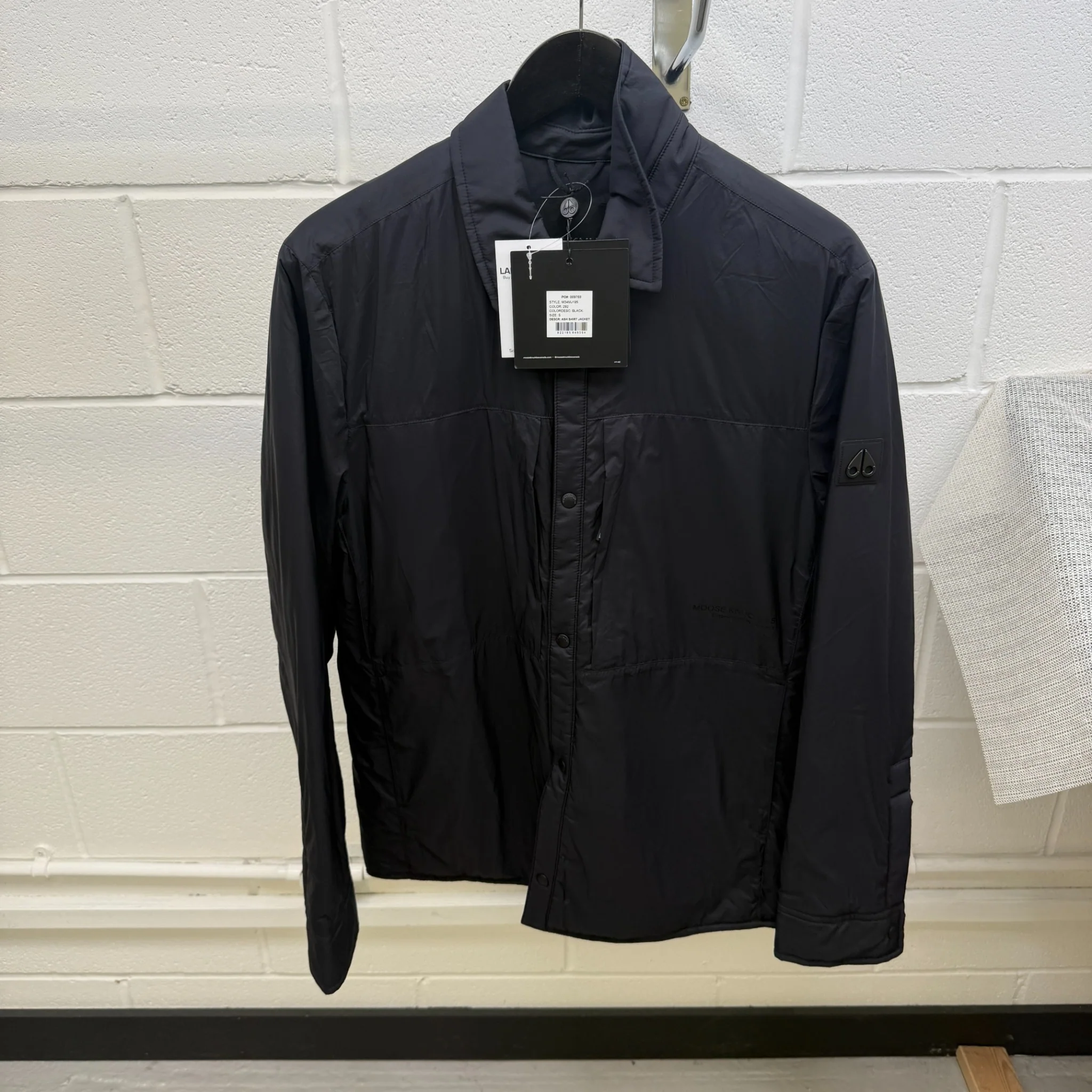 Men's Ash Jacket Black Size S - Image 9