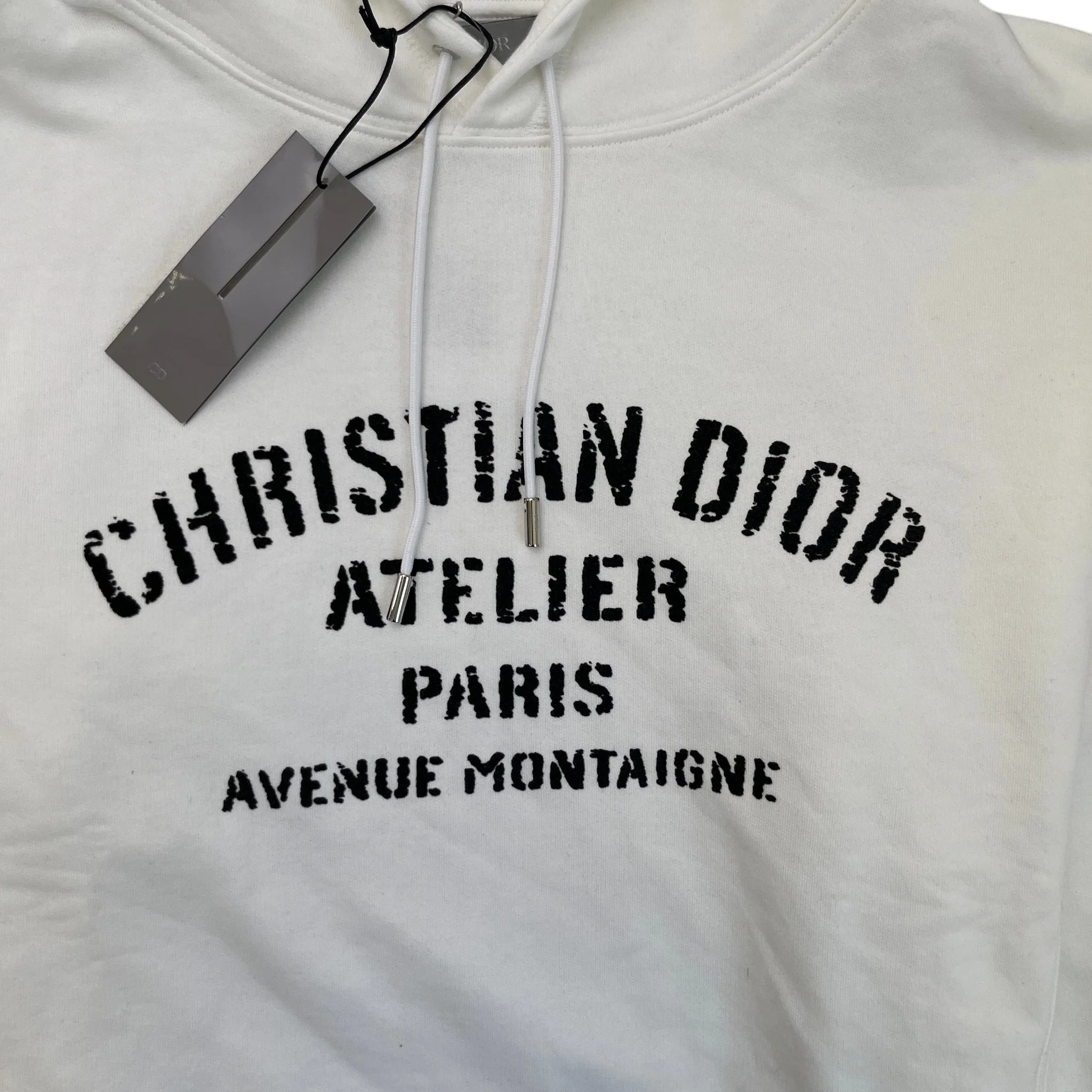Men's Atelier Hoodie White Size XXL - Image 5