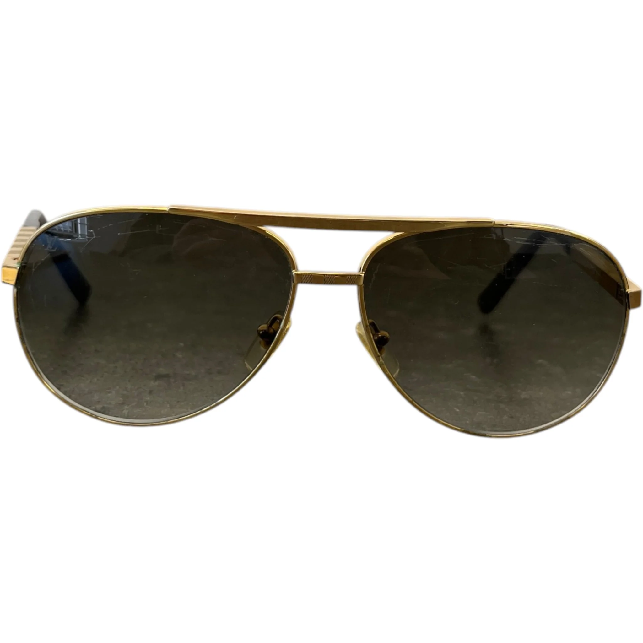 Men's Attitude Pilote Sunglasses Gold