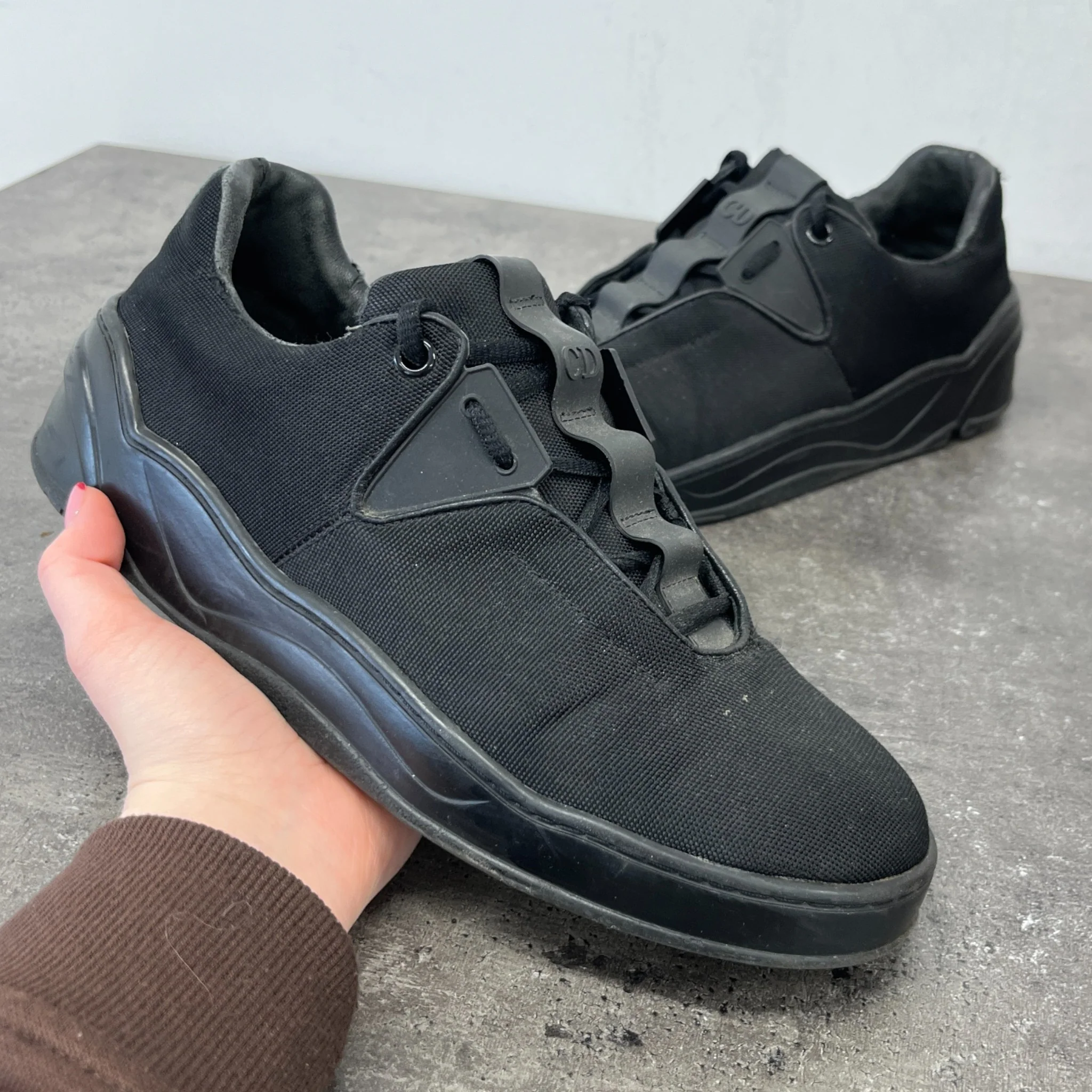 Men's B17 Low Trainers Black Size EU 41 / UK 7 - Image 12