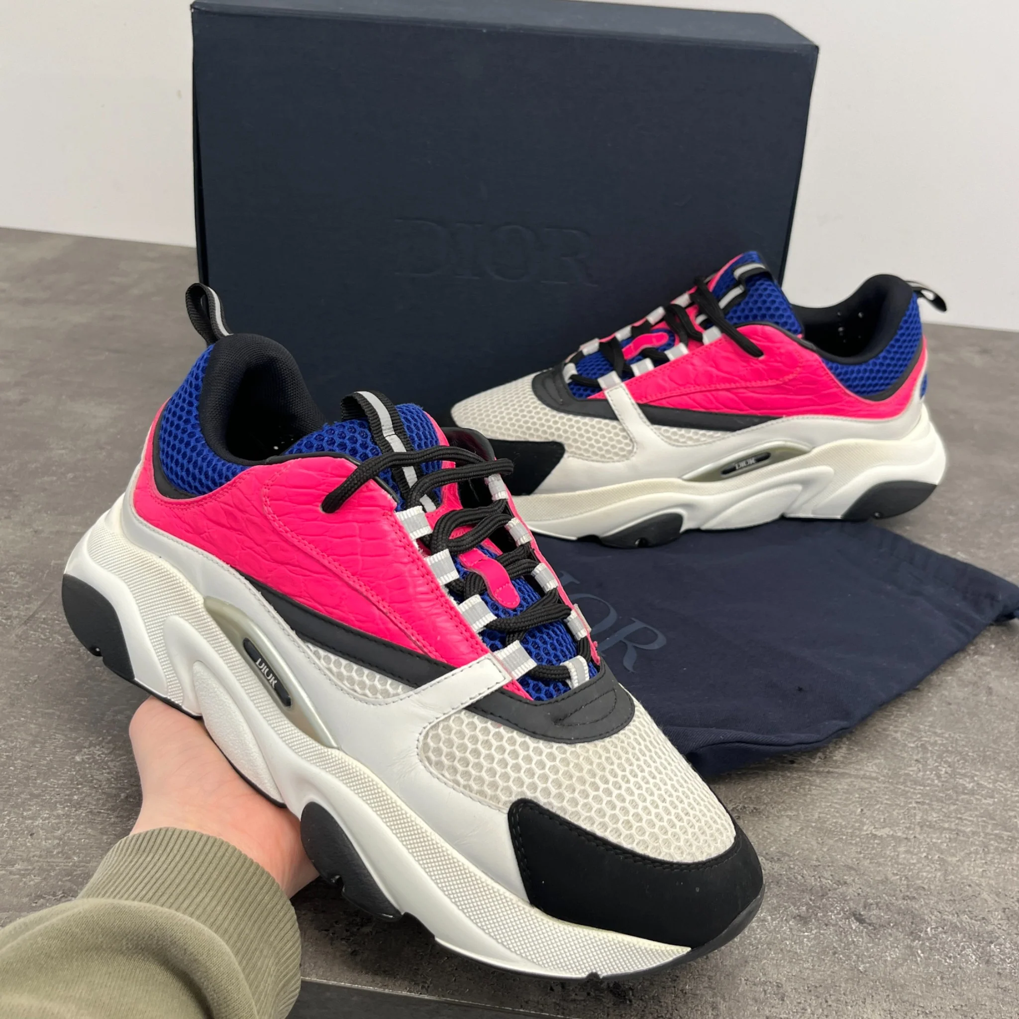 Men's B22 Croc Low Trainers Pink Size EU 44 / UK 10 - Image 12
