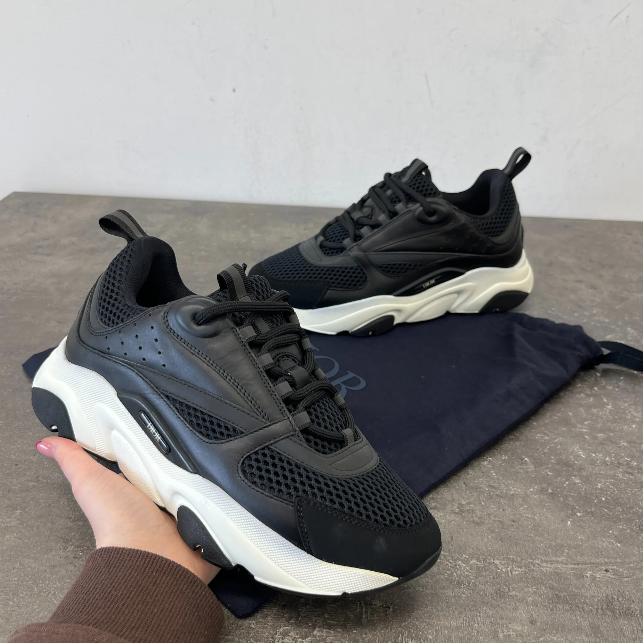 Men's B22 Low Trainers Black Size EU 39 / UK 5 - Image 12
