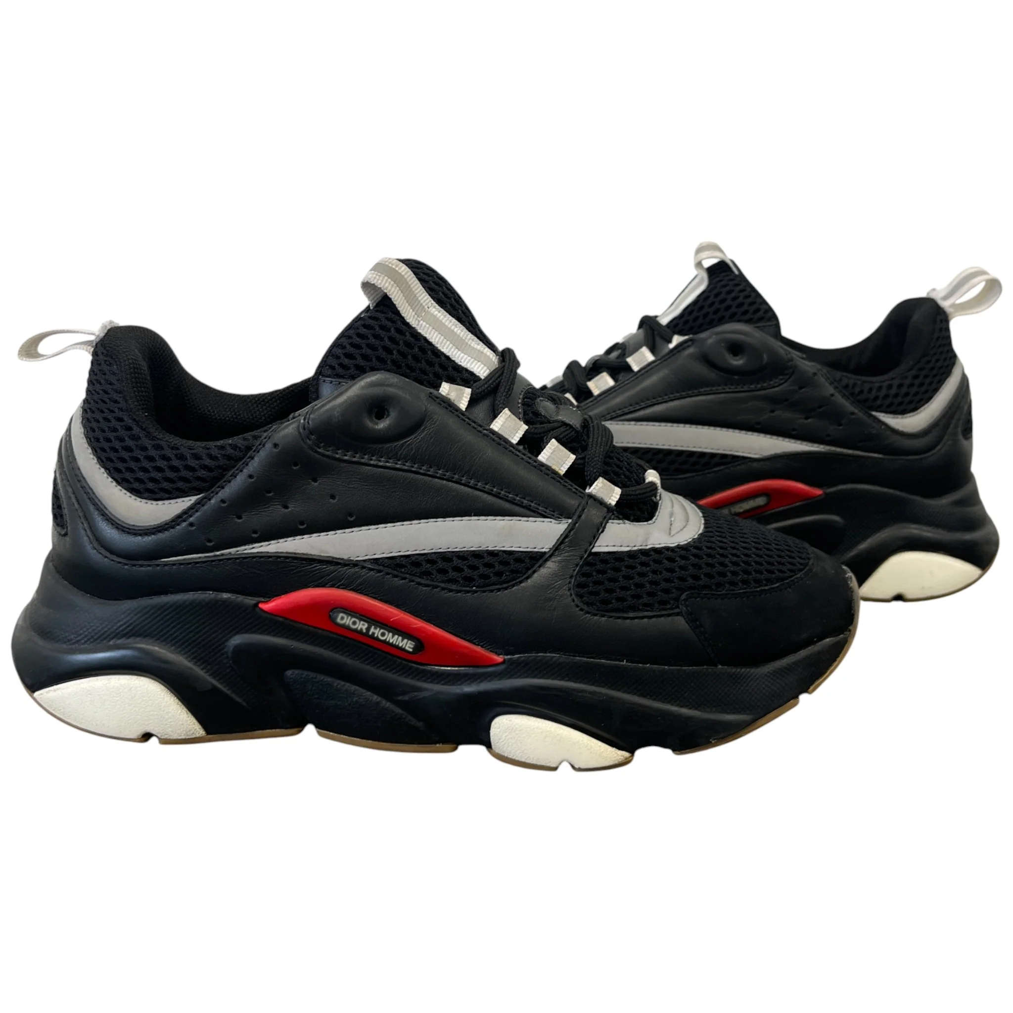 Men's B22 Low Trainers Black Size EU 41.5 / UK 7.5 - Image 3