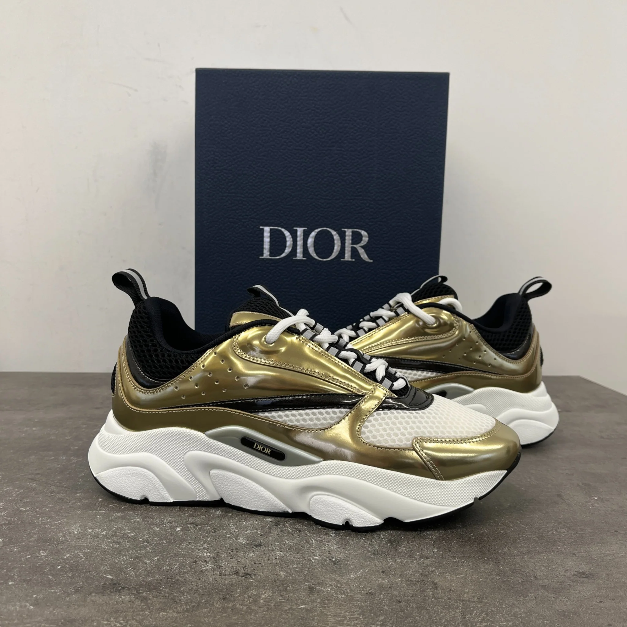 Men's B22 Low Trainers Gold Size EU 42 / UK 8 - Image 12