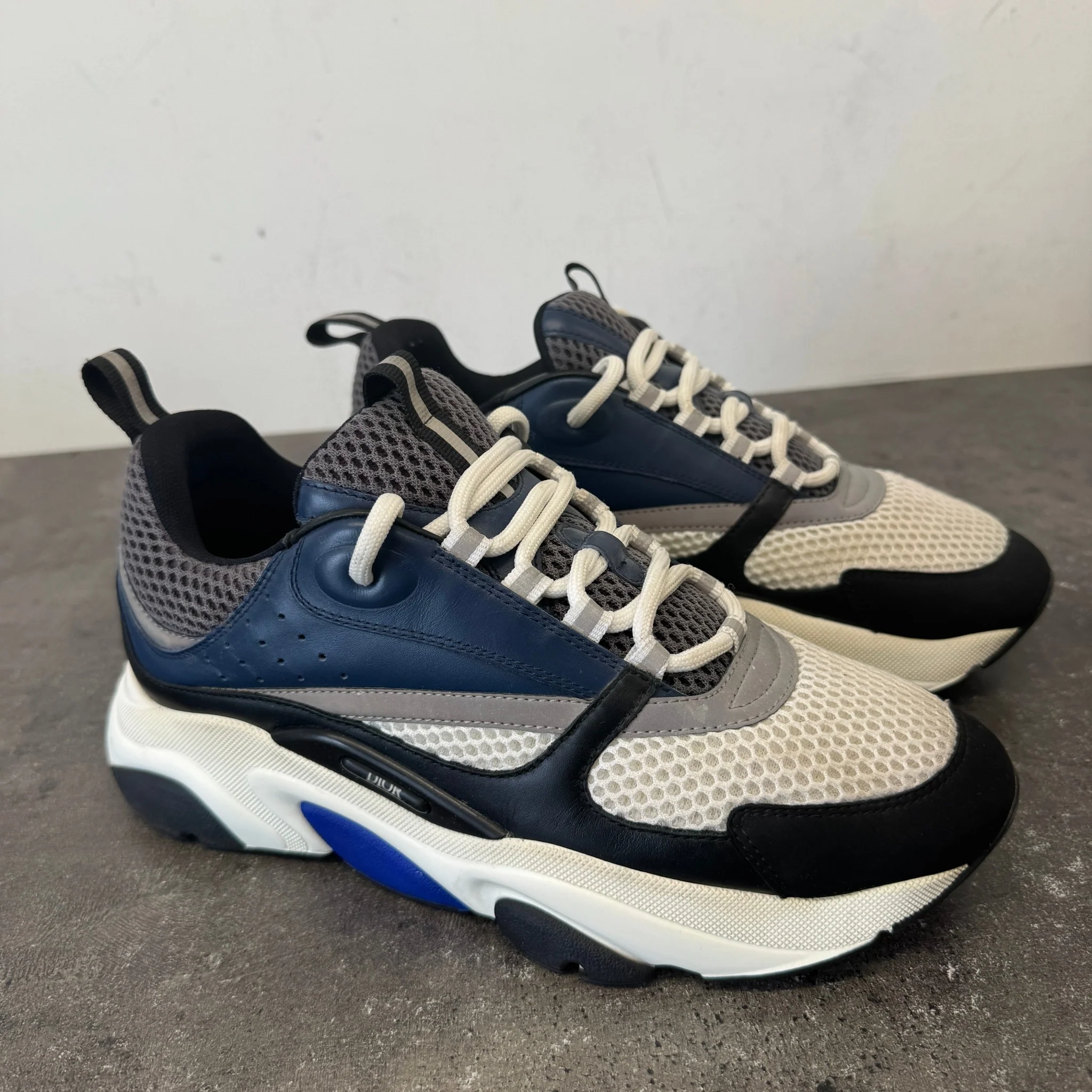 Men's B22 Low Trainers Navy Size EU 41.5 / UK 7.5 - Image 11
