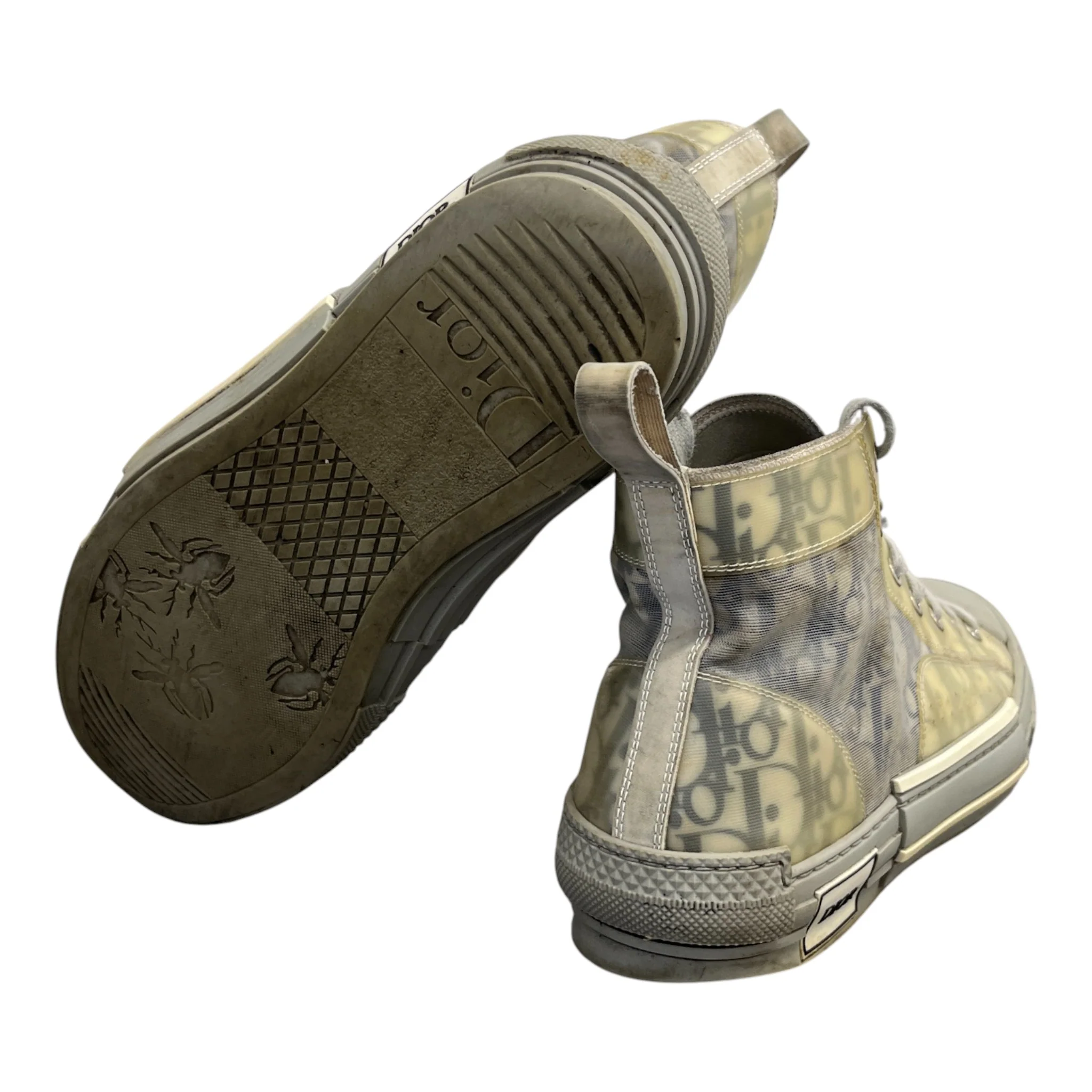 Men's B23 High Trainers Grey Size EU 42 / UK 8 - Image 10