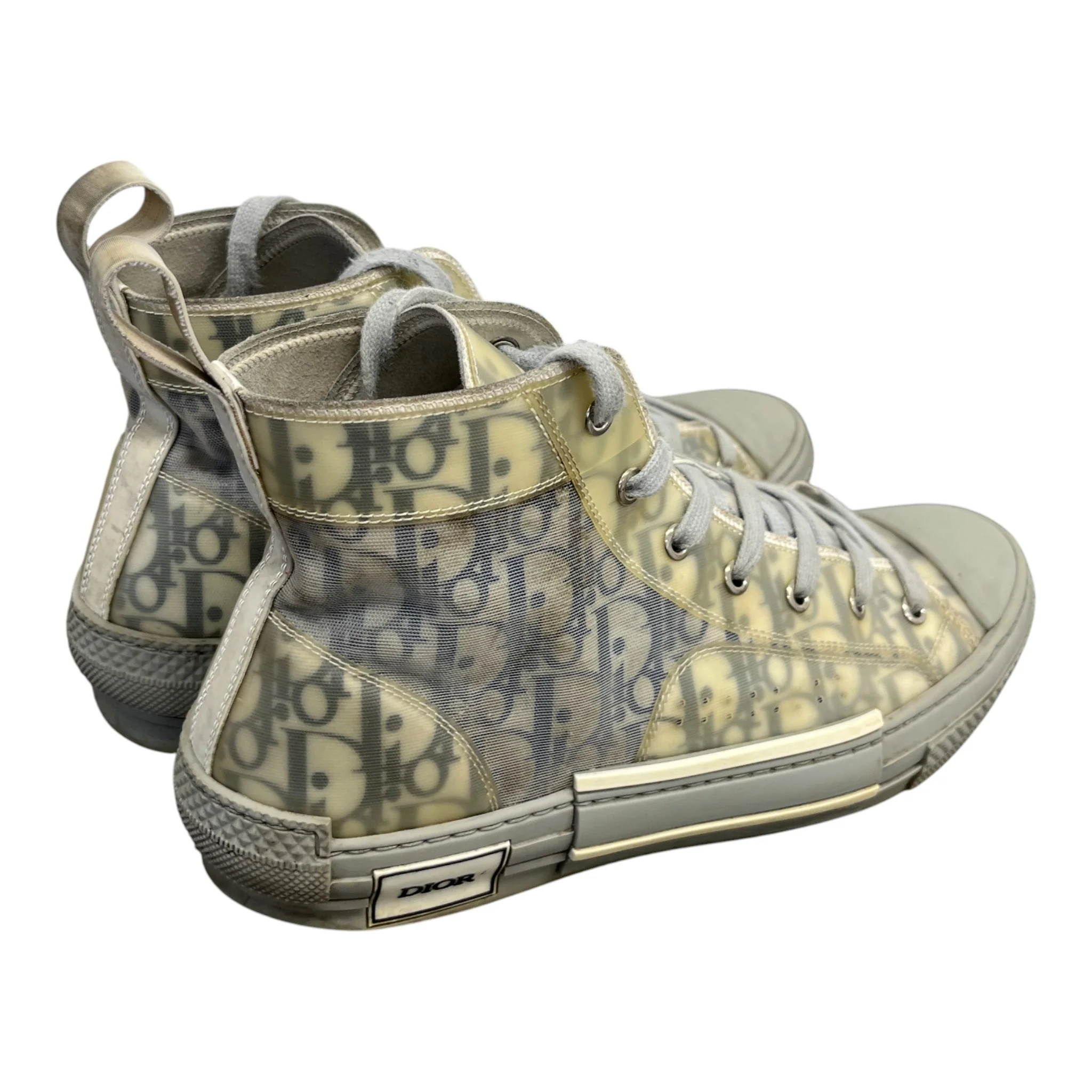 Men's B23 High Trainers Grey Size EU 42 / UK 8 - Image 8