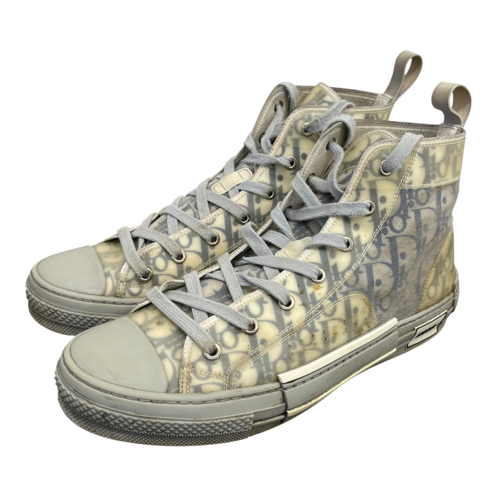 Men's B23 High Trainers Grey Size EU 42 / UK 8 - Image 9