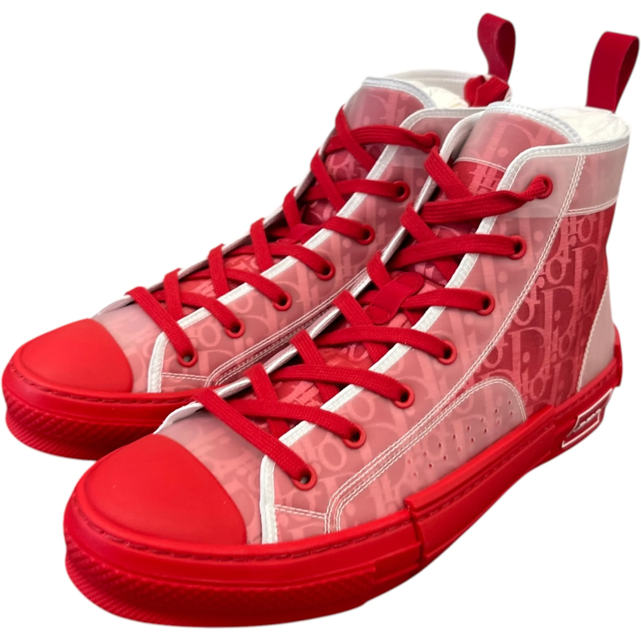 Men's B23 High Trainers Red Size EU 43 / UK 9 - Image 9