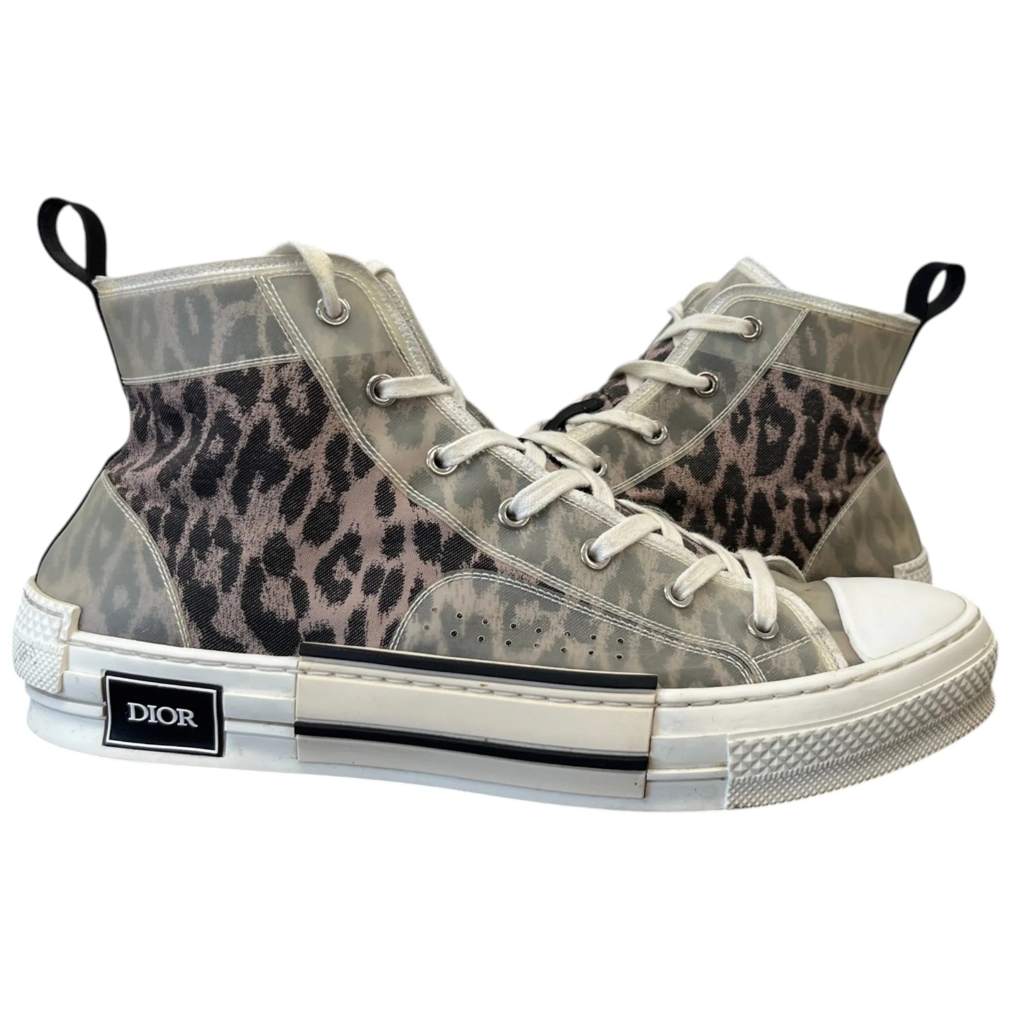 Men's B23 High Trainers White Size EU 45 / UK 11 - Image 3