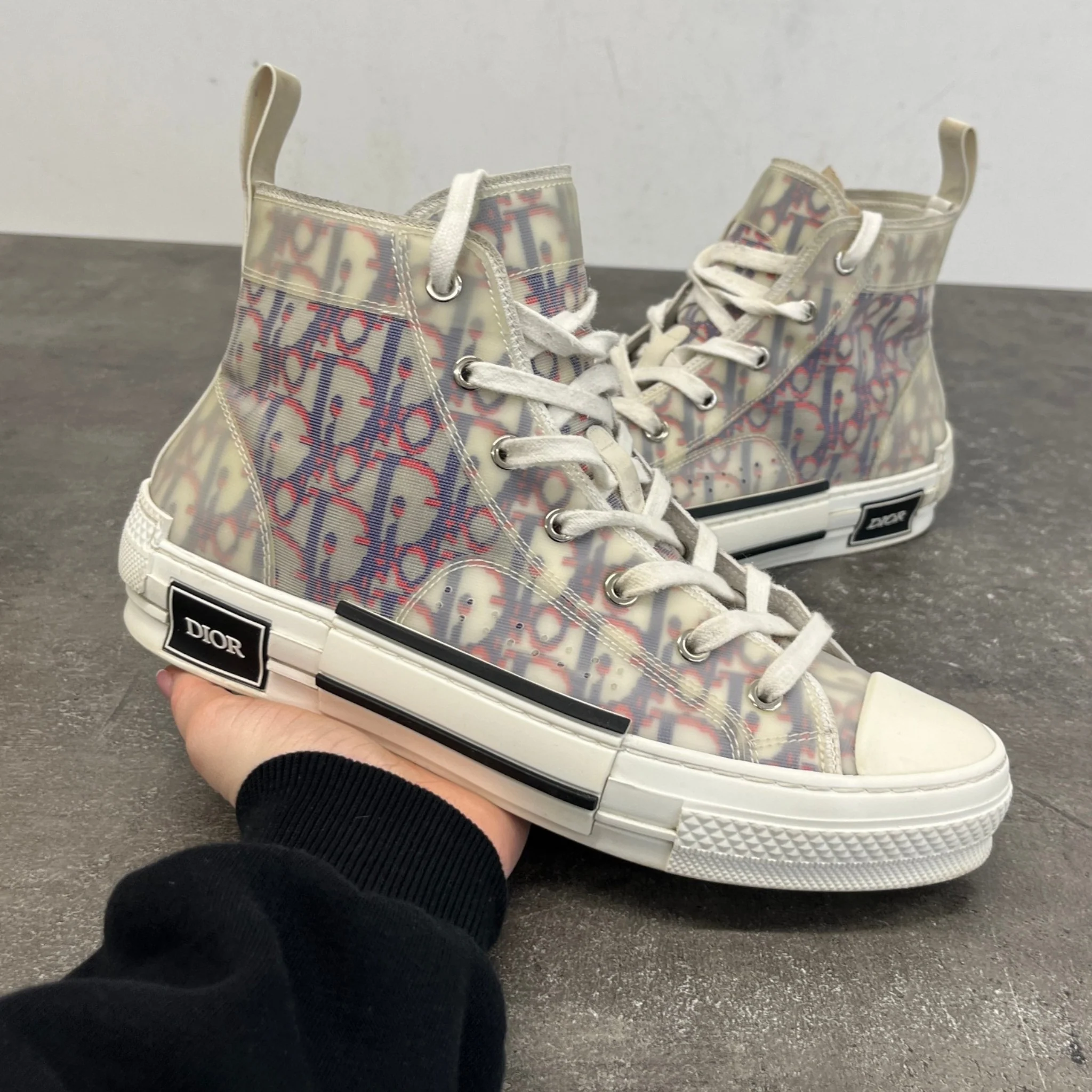 Men's B23 Oblique High Trainers Multi-Coloured Size EU 40 / UK 6 - Image 13