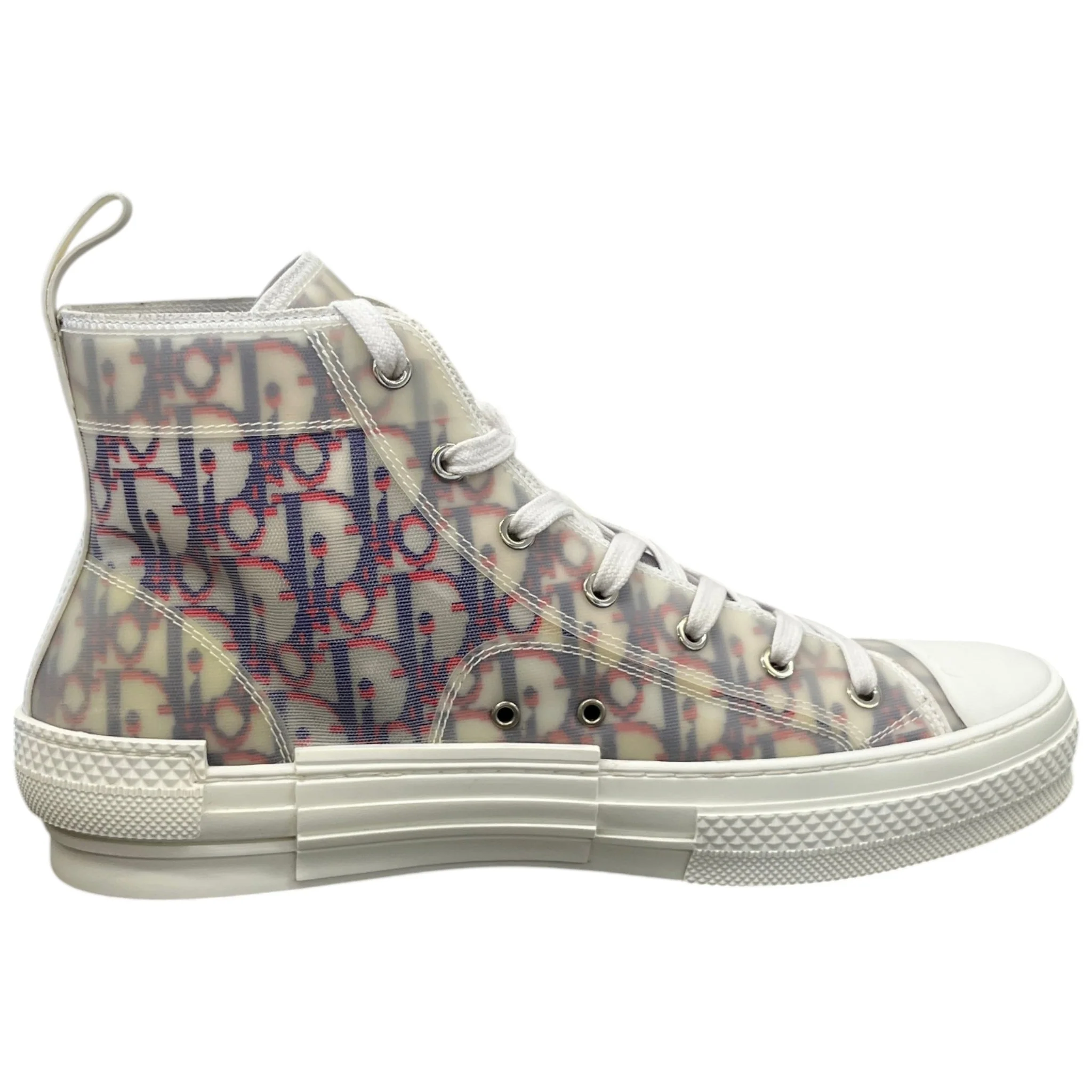 Men's B23 Oblique High Trainers Navy Size EU 42 / UK 8 - Image 4
