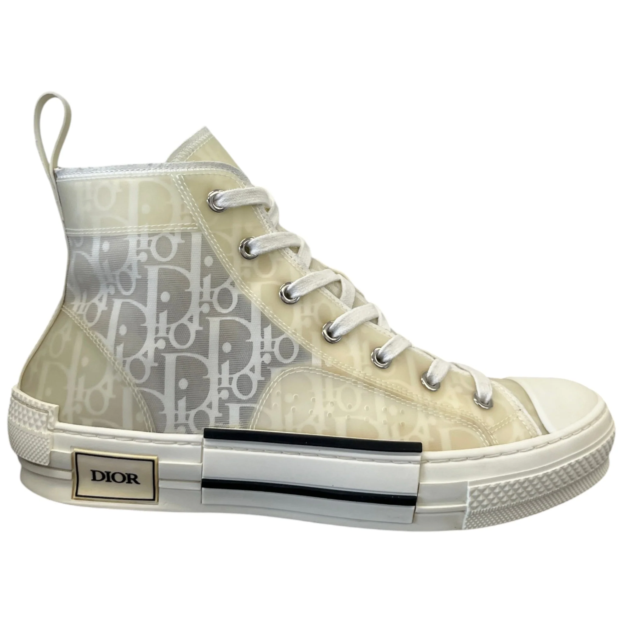 Men's B23 Oblique High Trainers White Size EU 40 / UK 6