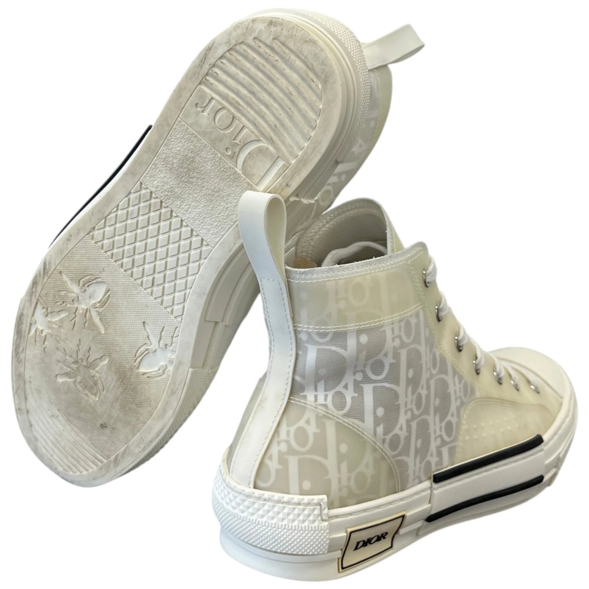 Men's B23 Oblique High Trainers White Size EU 40 / UK 6 - Image 10