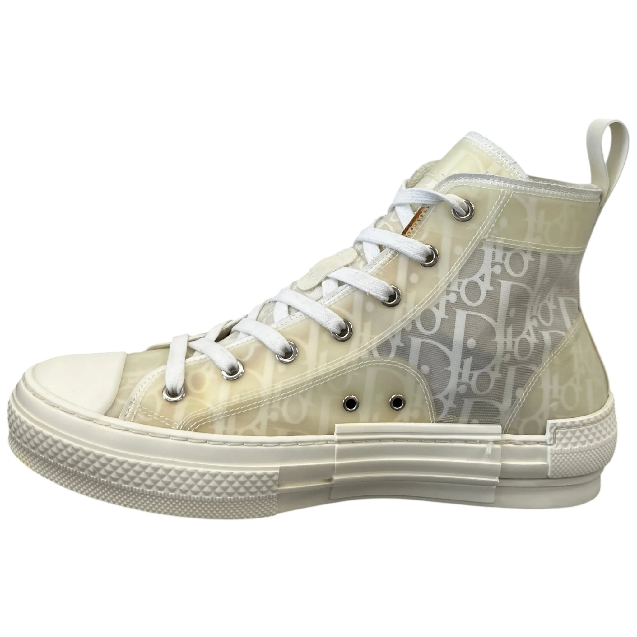 Men's B23 Oblique High Trainers White Size EU 40 / UK 6 - Image 2