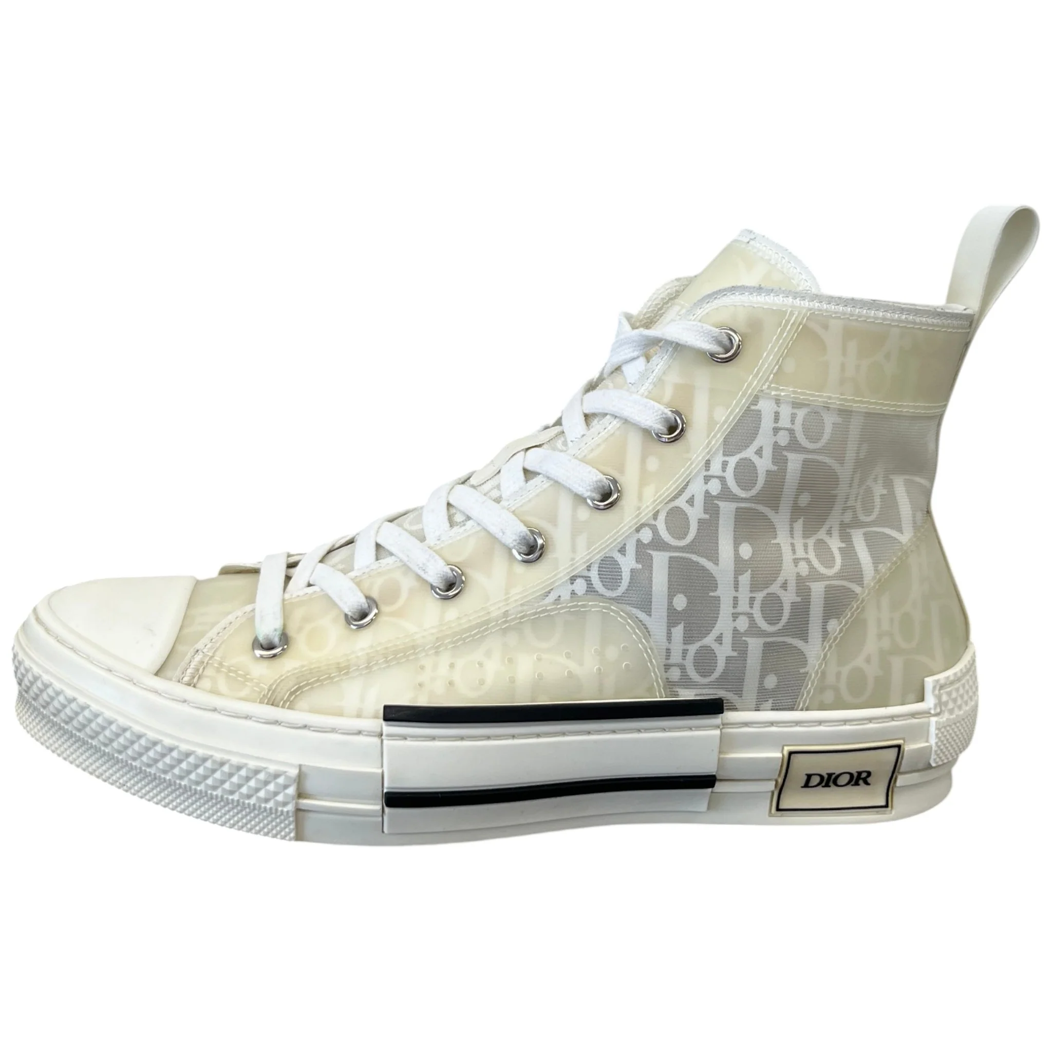Men's B23 Oblique High Trainers White Size EU 40 / UK 6 - Image 5