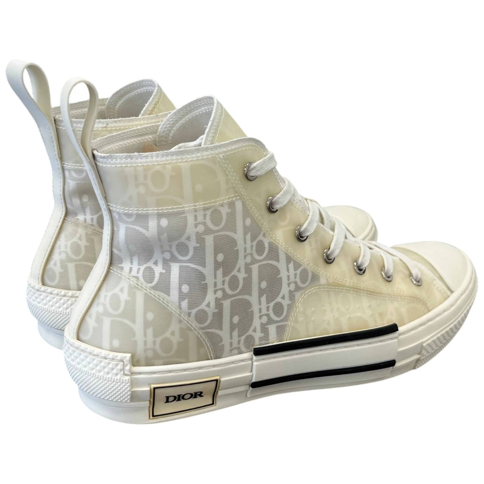 Men's B23 Oblique High Trainers White Size EU 40 / UK 6 - Image 8