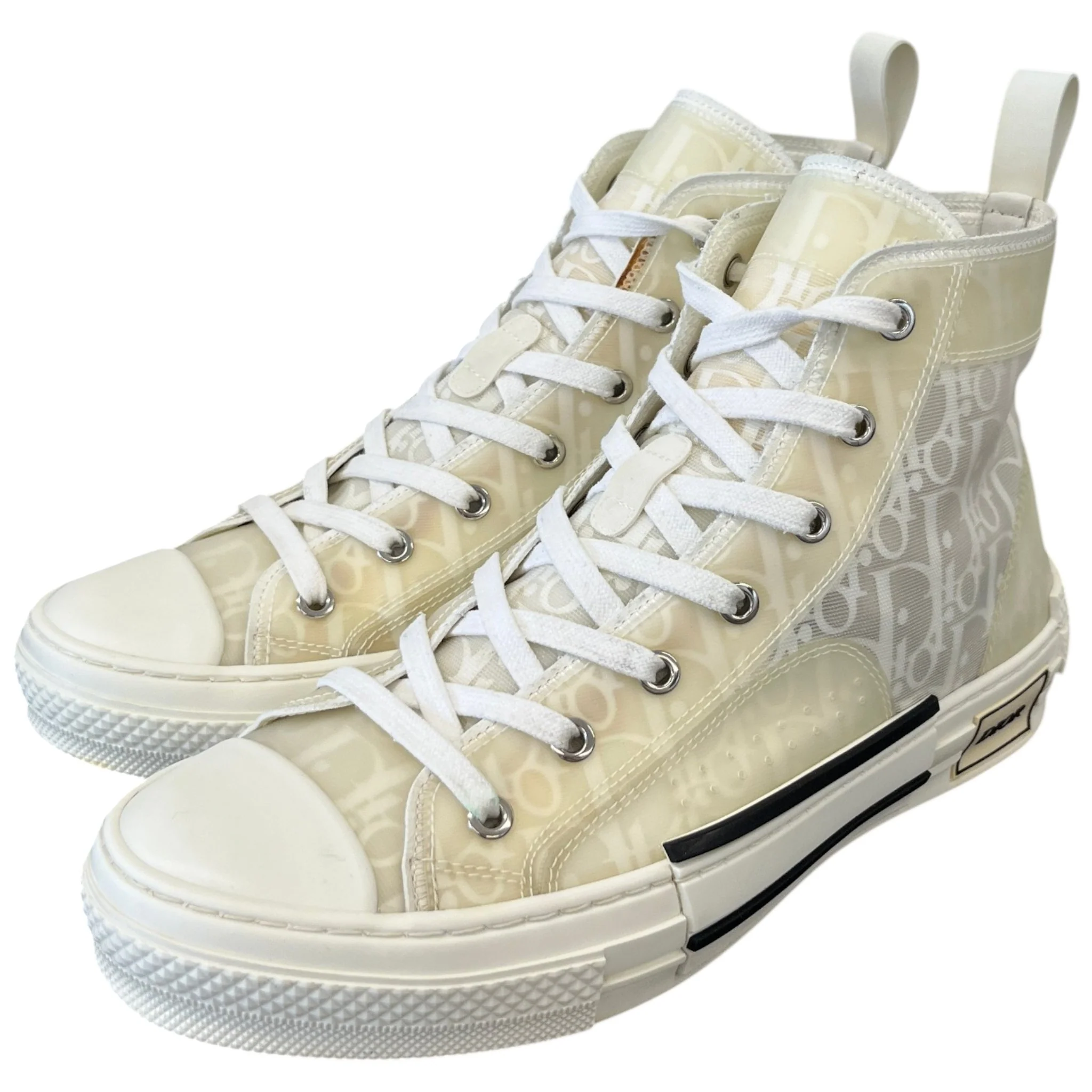 Men's B23 Oblique High Trainers White Size EU 40 / UK 6 - Image 9