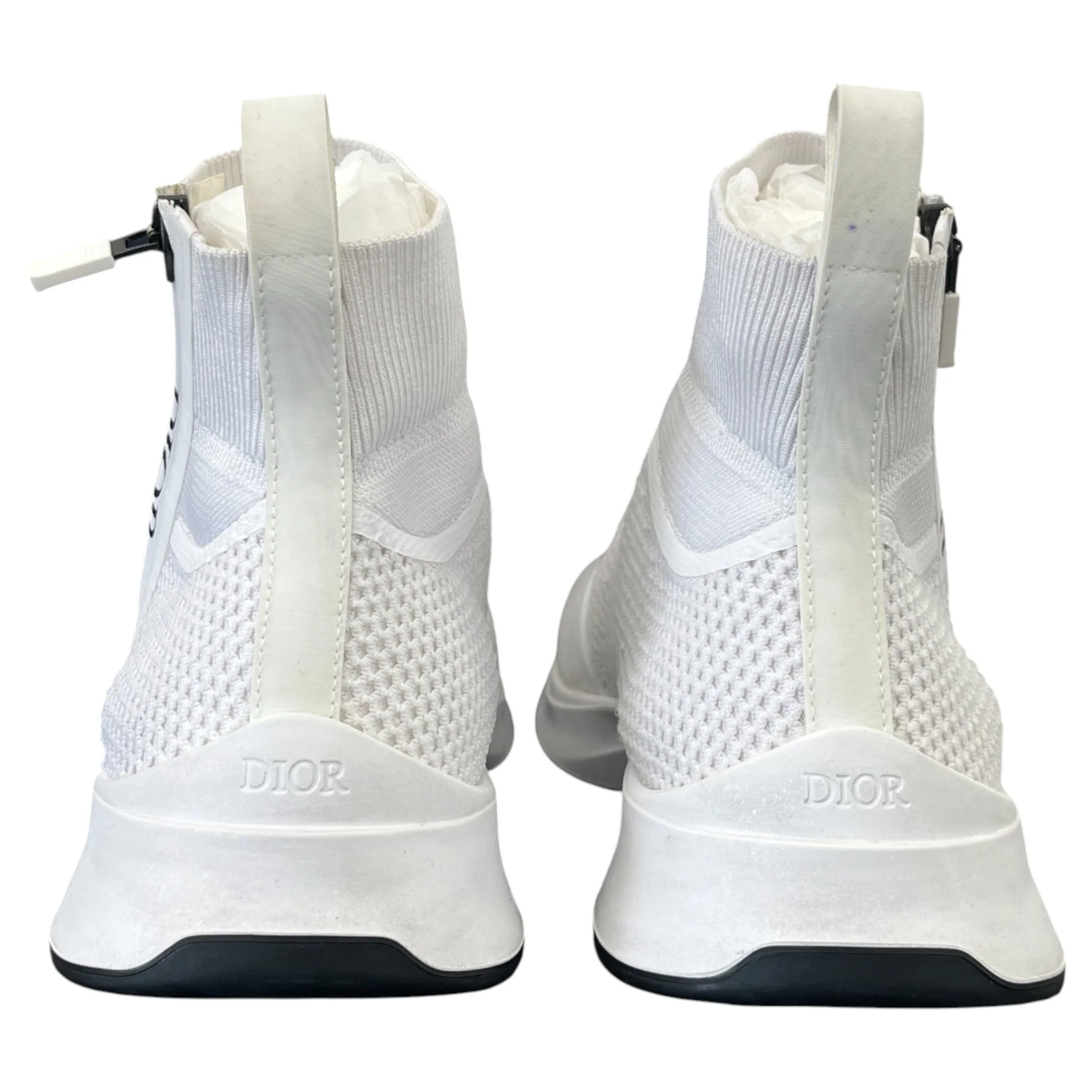 Men's B25 High Trainers White Size EU 39 / UK 5 - Image 7
