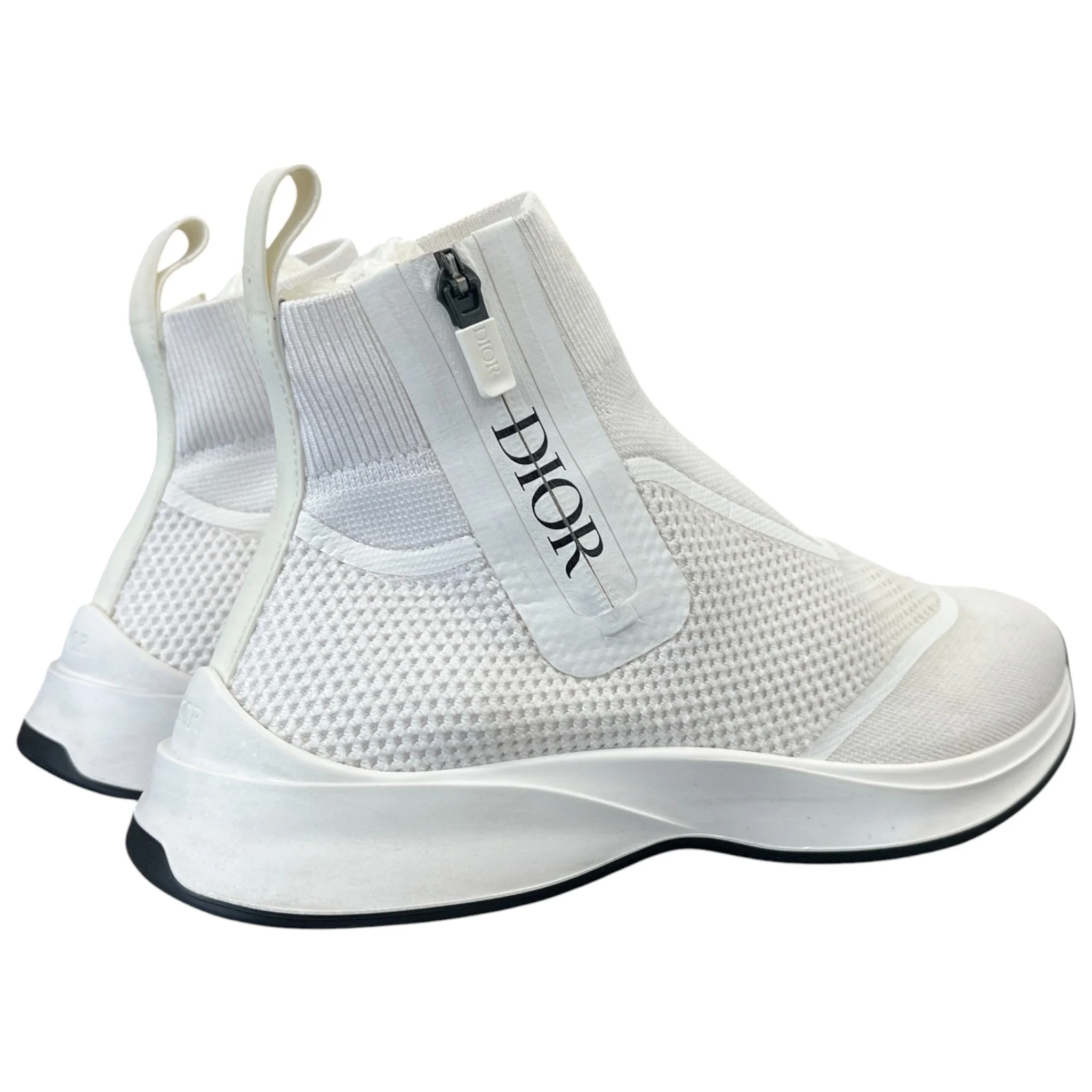 Men's B25 High Trainers White Size EU 39 / UK 5 - Image 9