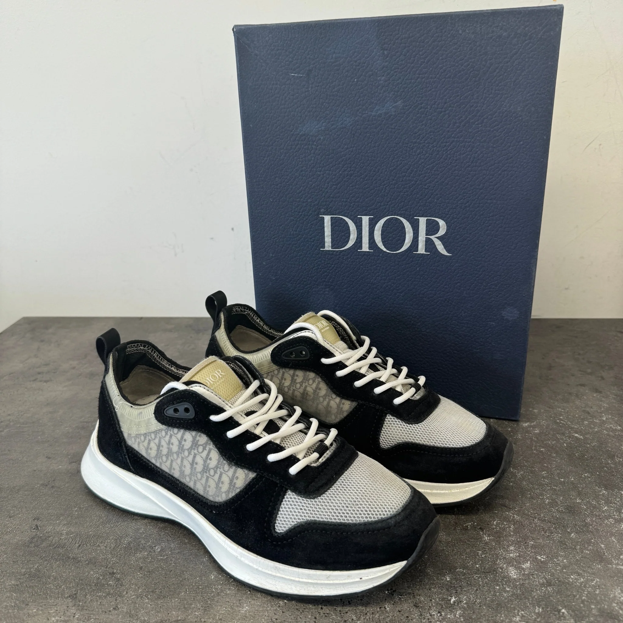 Men's B25 Low Trainers Black Size EU 41.5 / UK 7.5 - Image 11