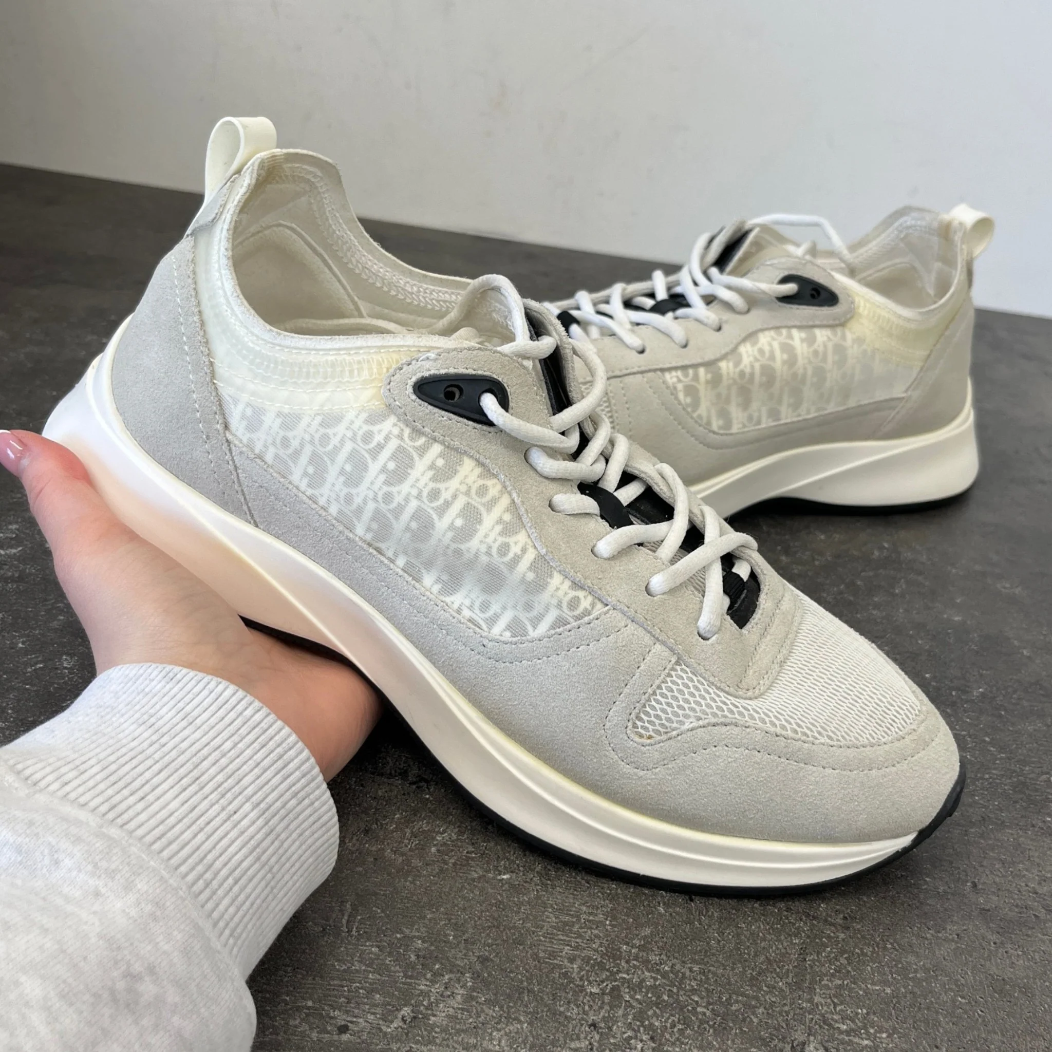 Men's B25 Low Trainers Grey Size EU 40 / UK 6 - Image 12