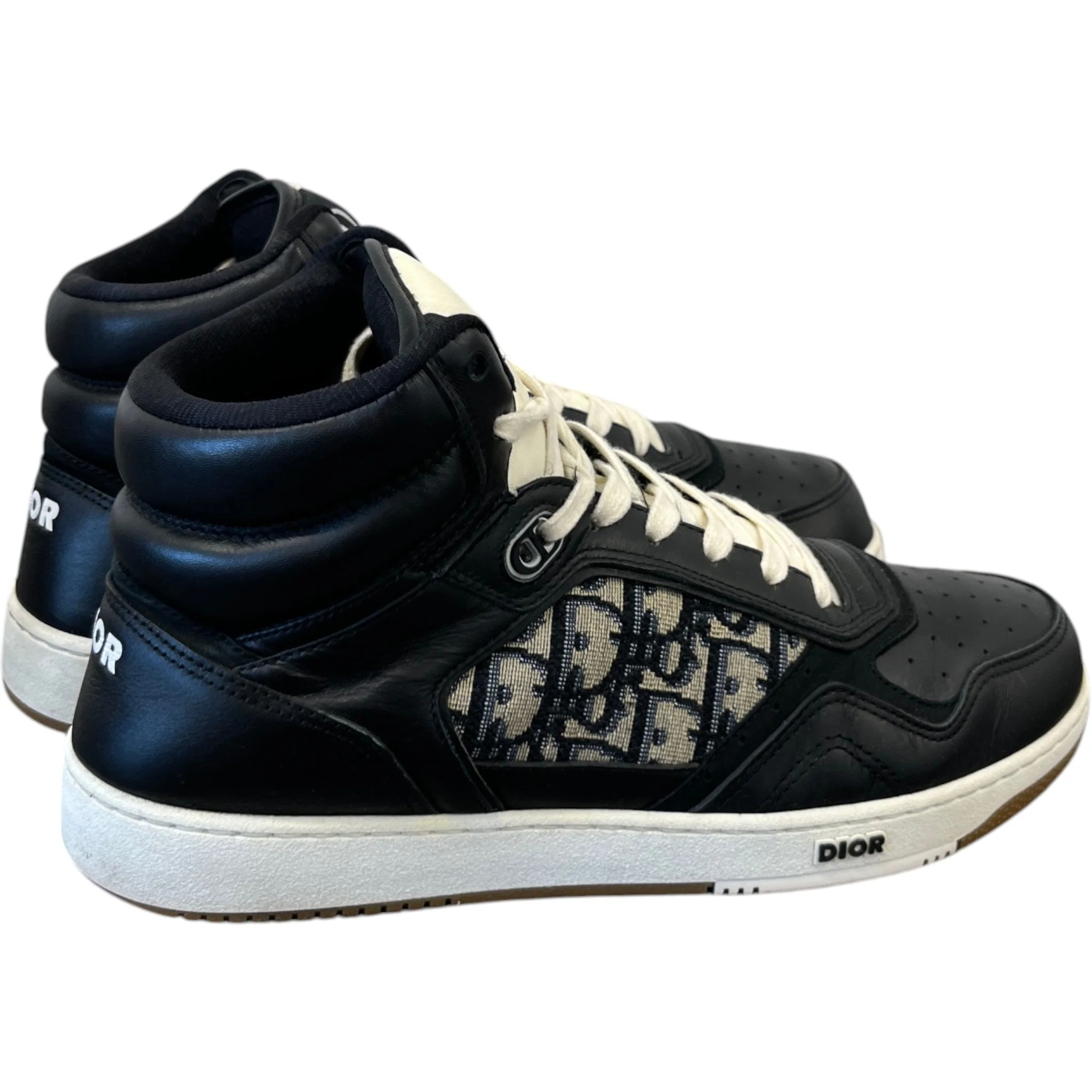Men's B27 High Trainers Black Size EU 42 / UK 8 - Image 8