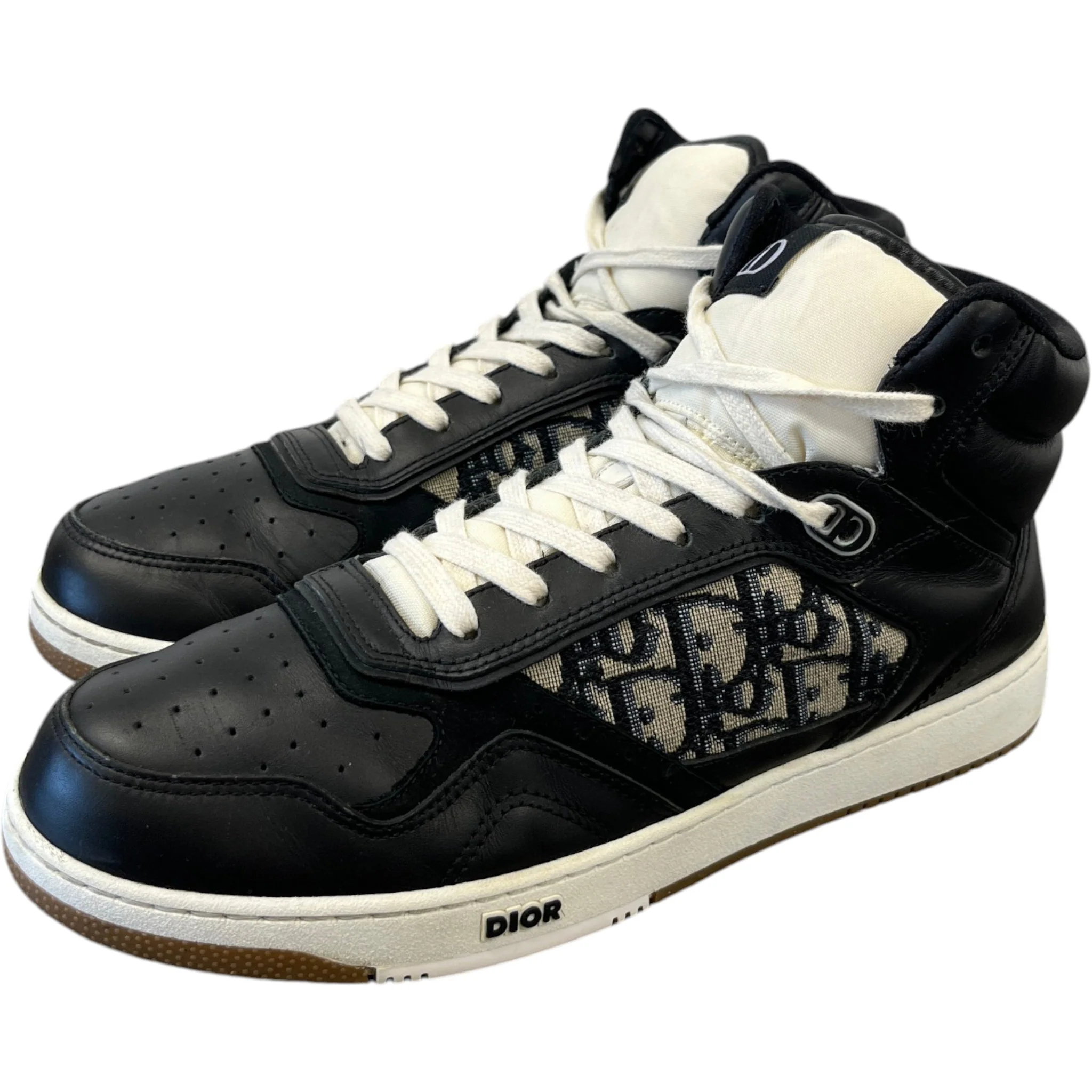 Men's B27 High Trainers Black Size EU 42 / UK 8 - Image 9