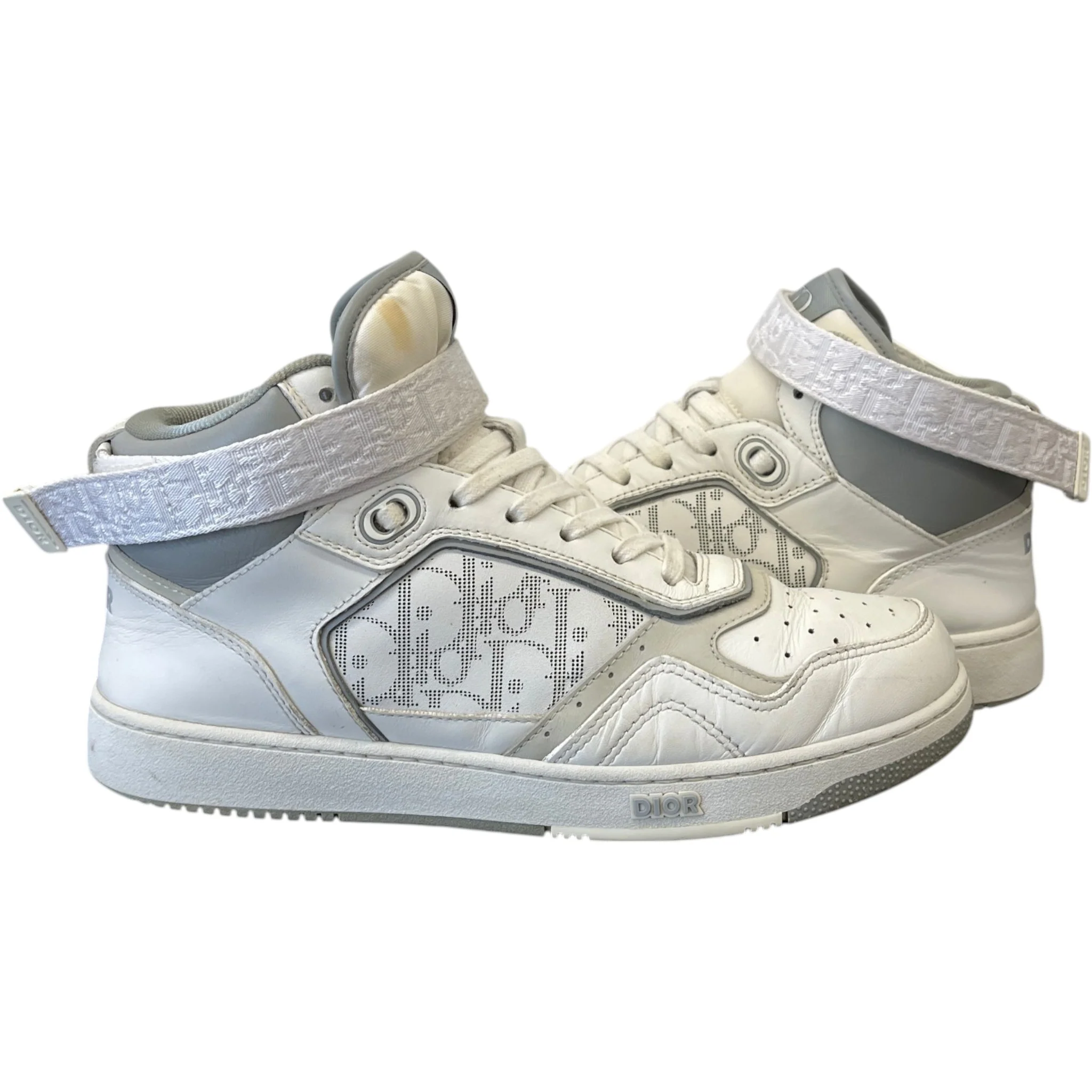 Men's B27 High Trainers White Size EU 41 / UK 7 - Image 3