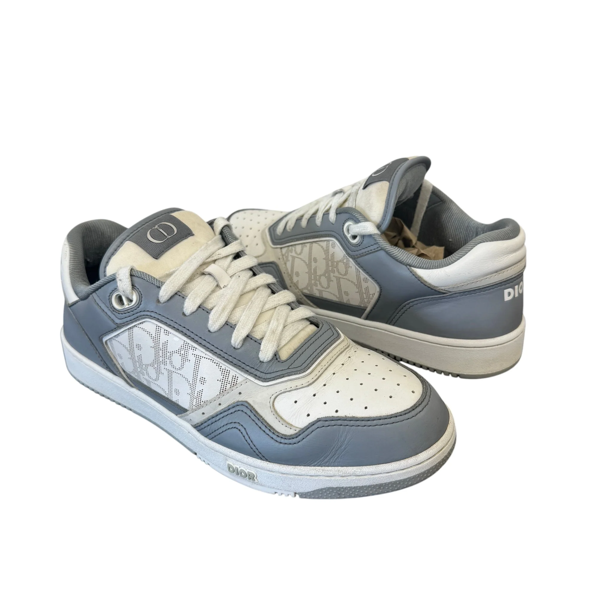 Men's B27 Low Trainers Grey Size EU 42 / UK 8 - Image 3