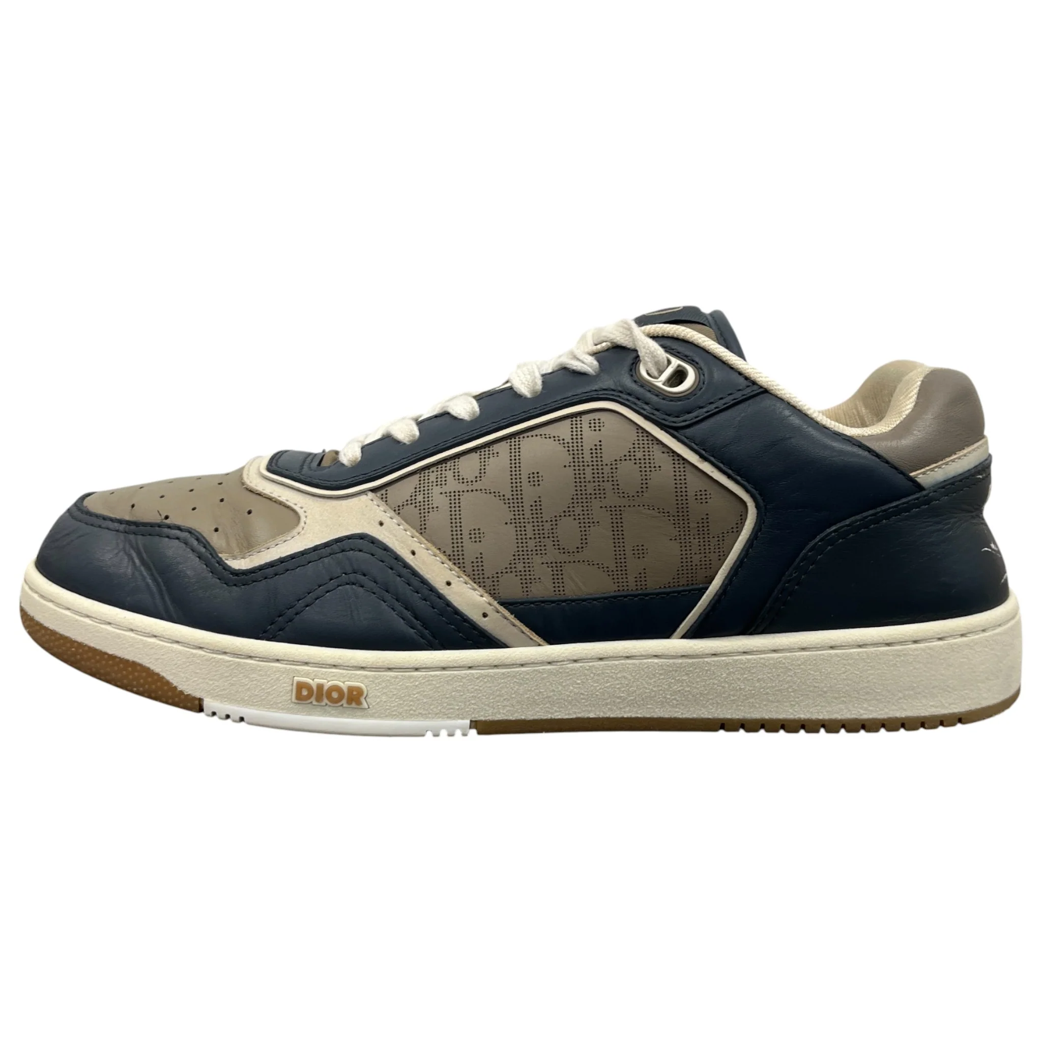 Men's B27 Oblique Low Trainers Navy Size EU 45 / UK 11 - Image 5