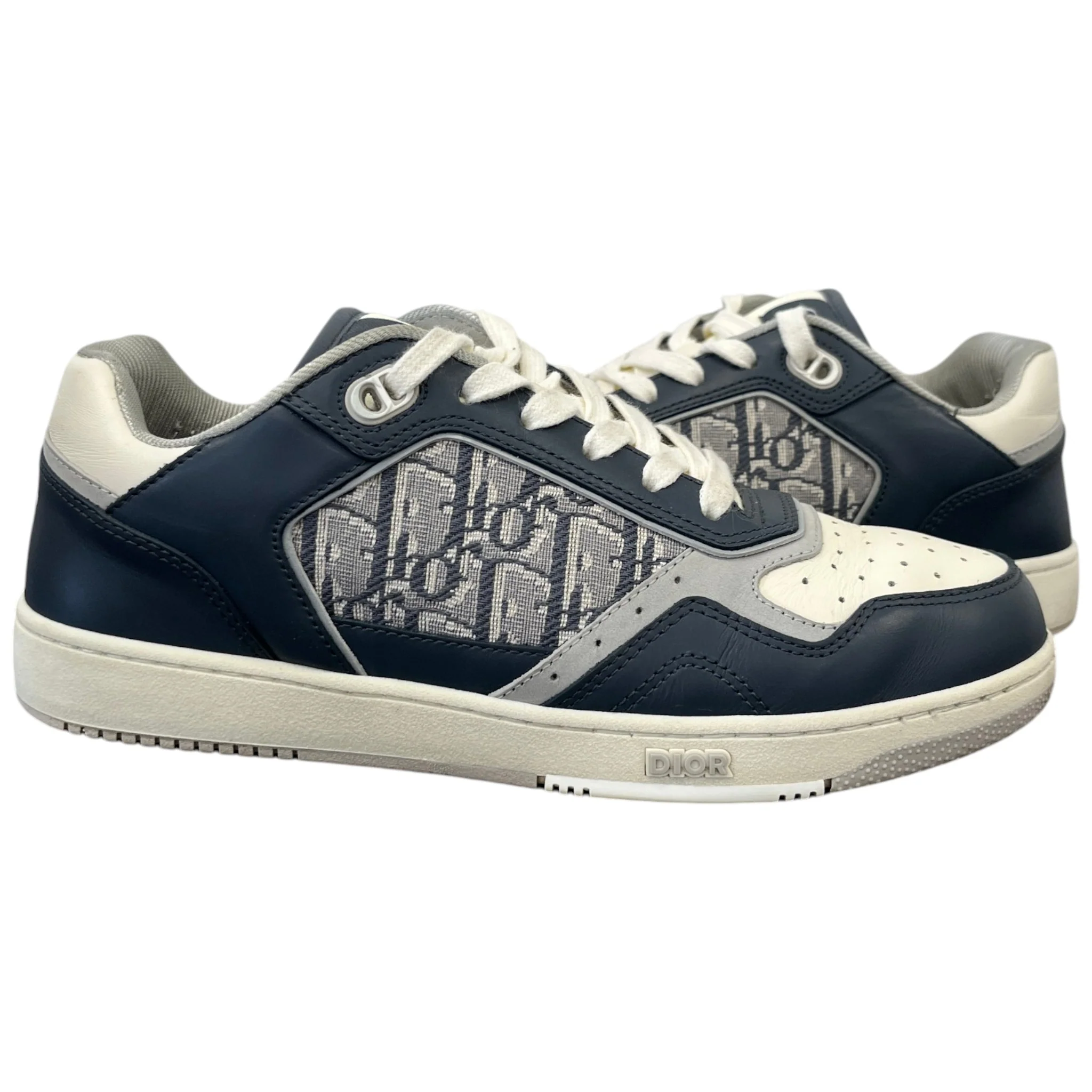 Men's B27 Uptown Low Trainers Navy Size EU 41 / UK 7 - Image 3