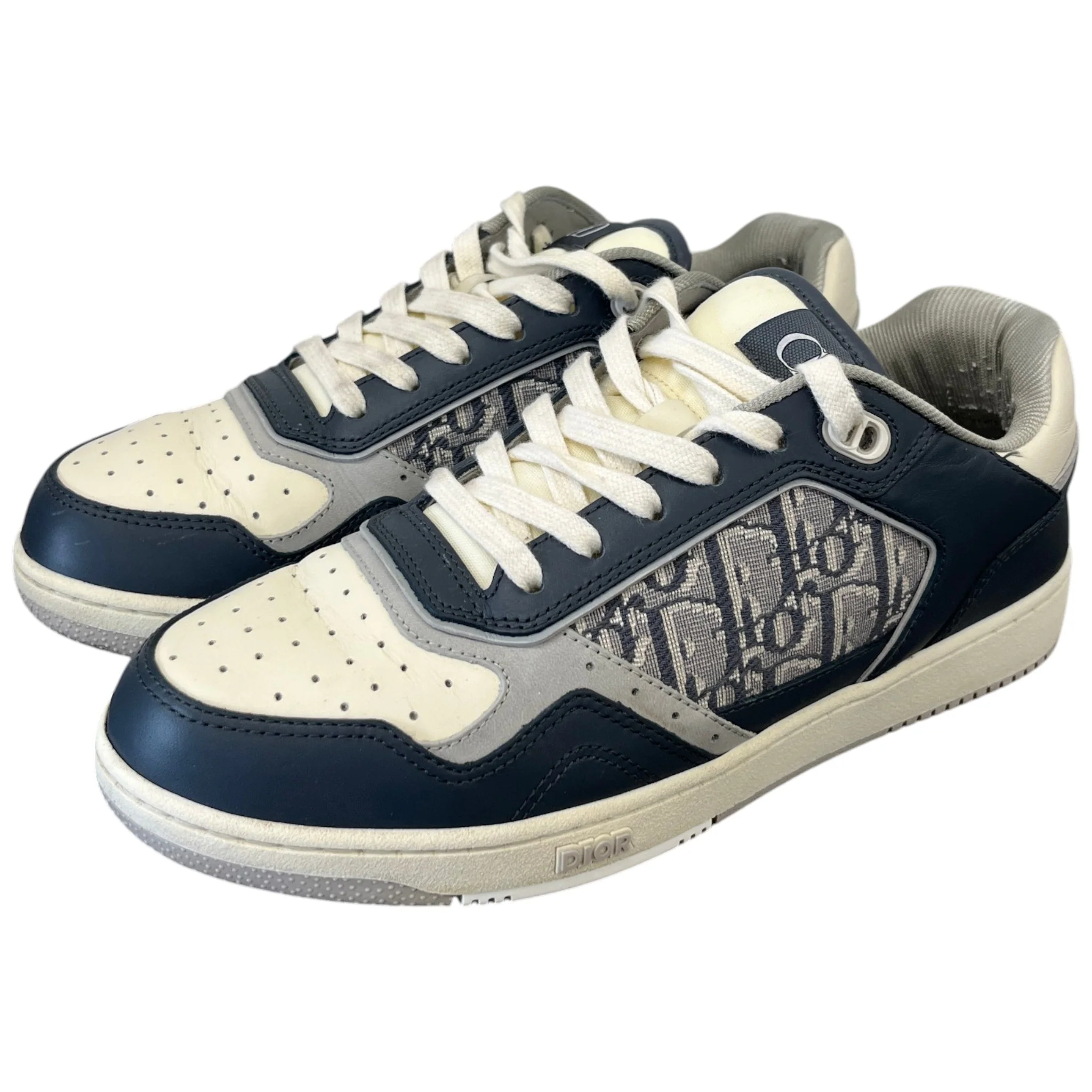 Men's B27 Uptown Low Trainers Navy Size EU 41 / UK 7 - Image 9