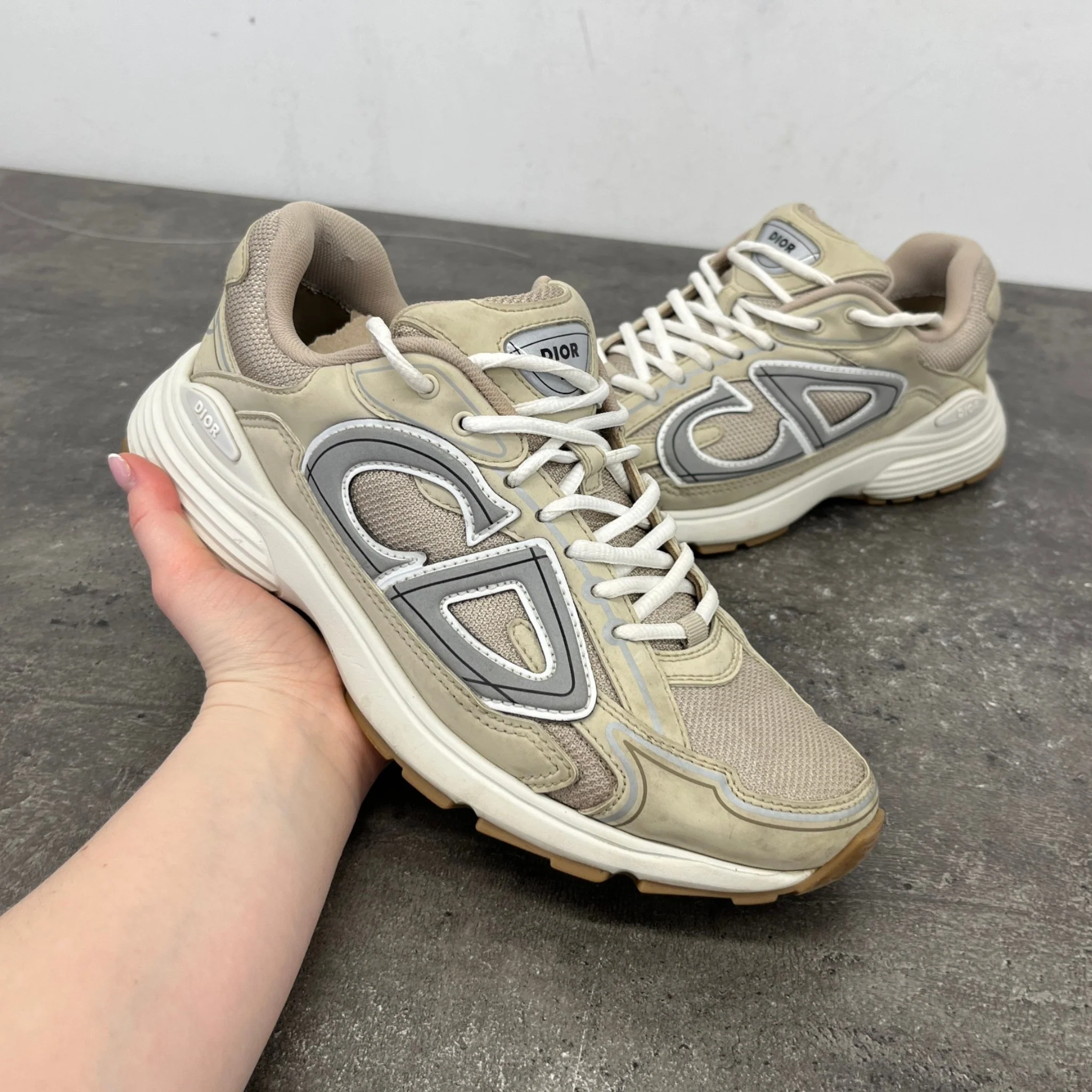 Men's B30 Low Trainers Beige Size EU 42 / UK 8 - Image 12