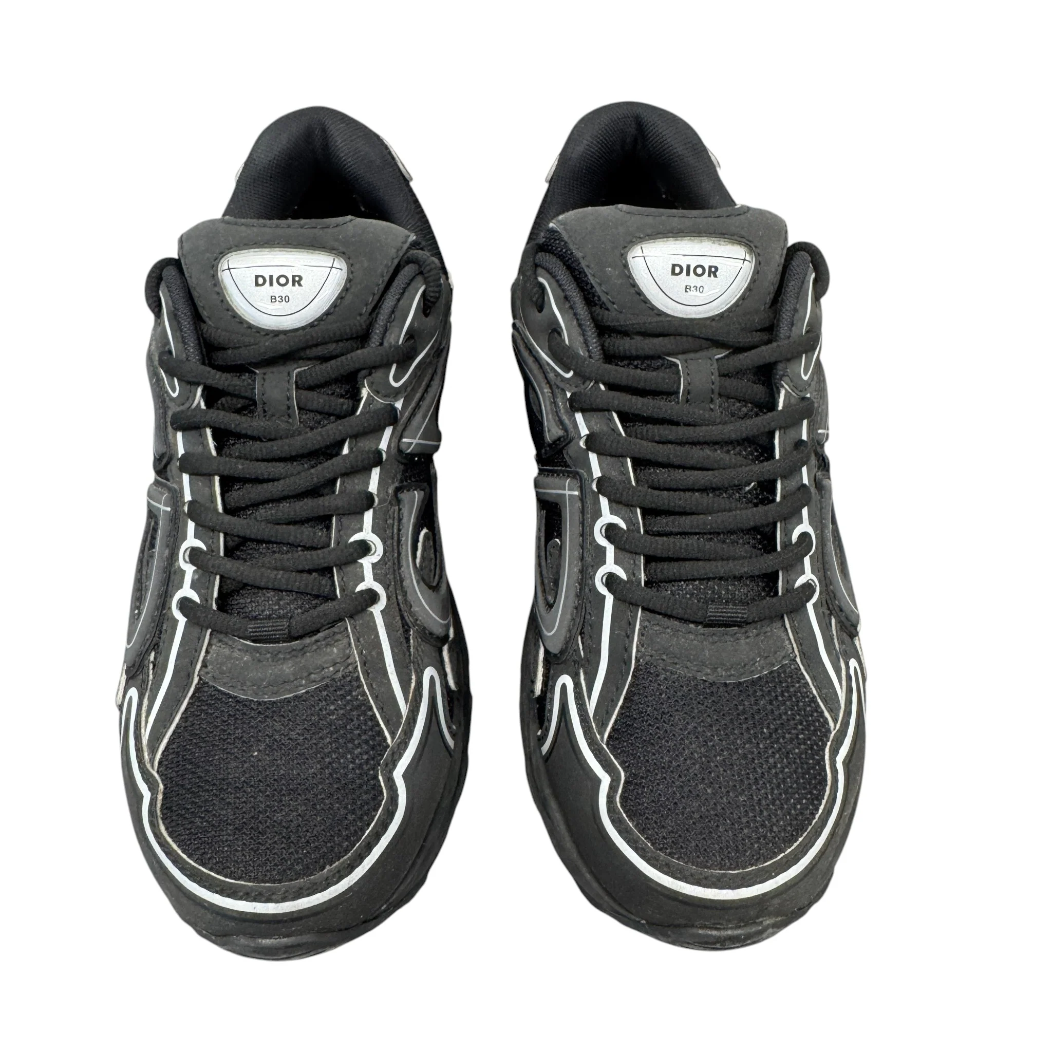 Men's B30 Low Trainers Black Size EU 39.5 / UK 5.5 - Image 6